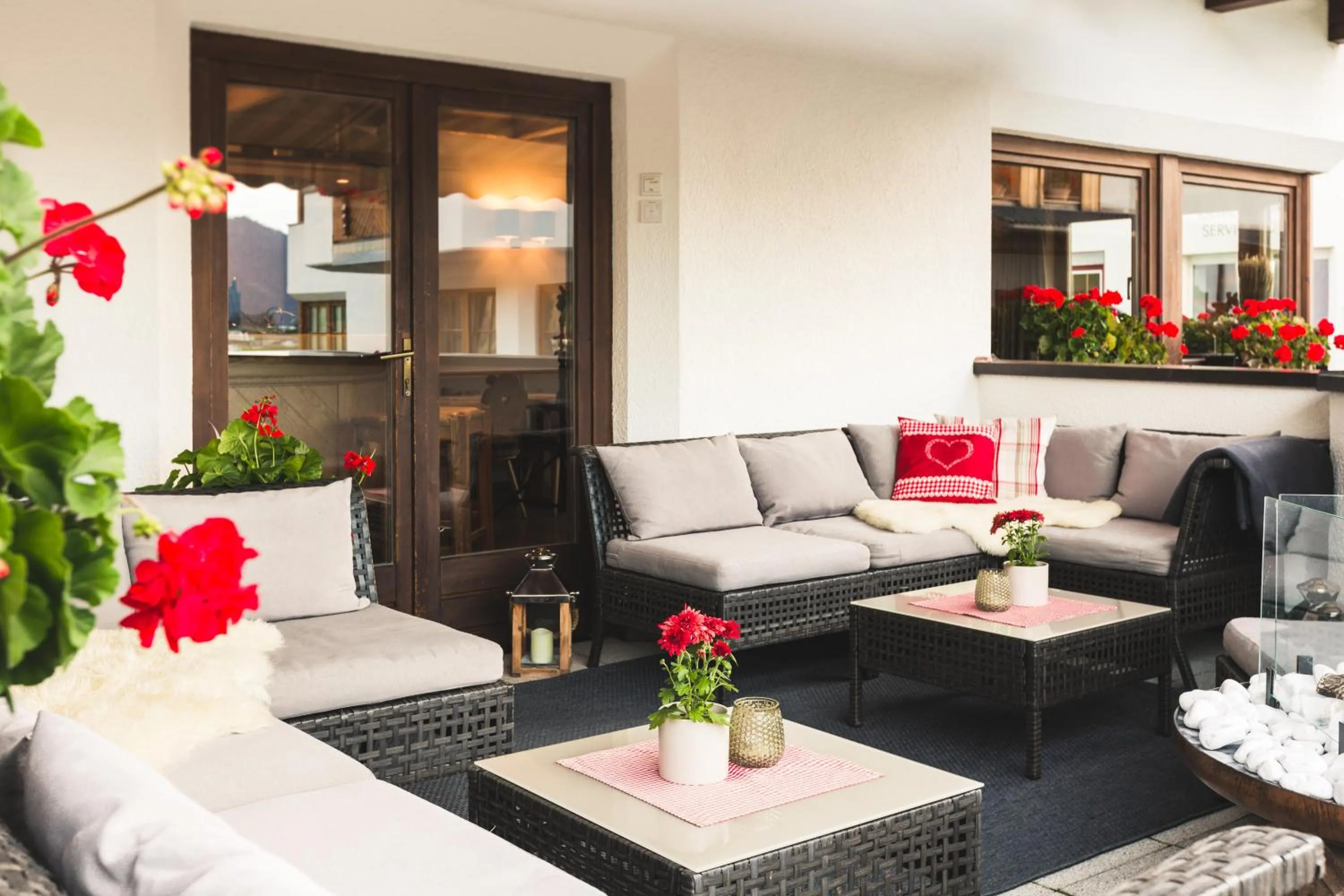 Lounge or bar in Hotel Garni Hubertushof