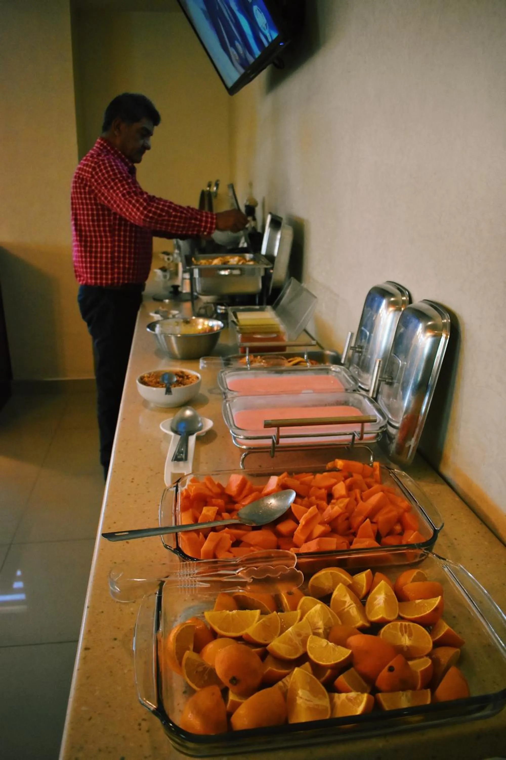 Buffet breakfast in Hotel Don Ruben