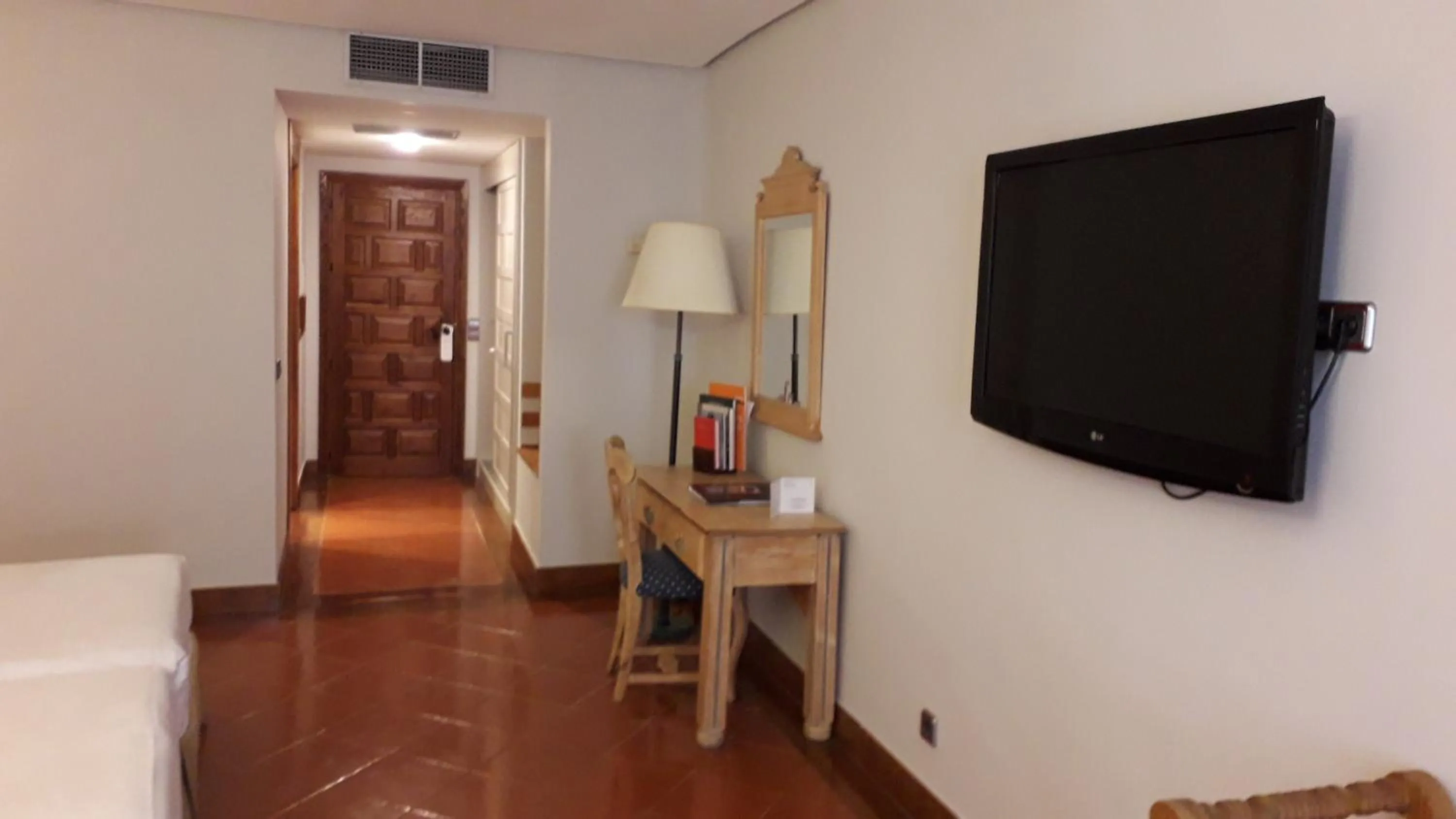 Decorative detail, Bed in Parador de Santo Domingo de la Calzada