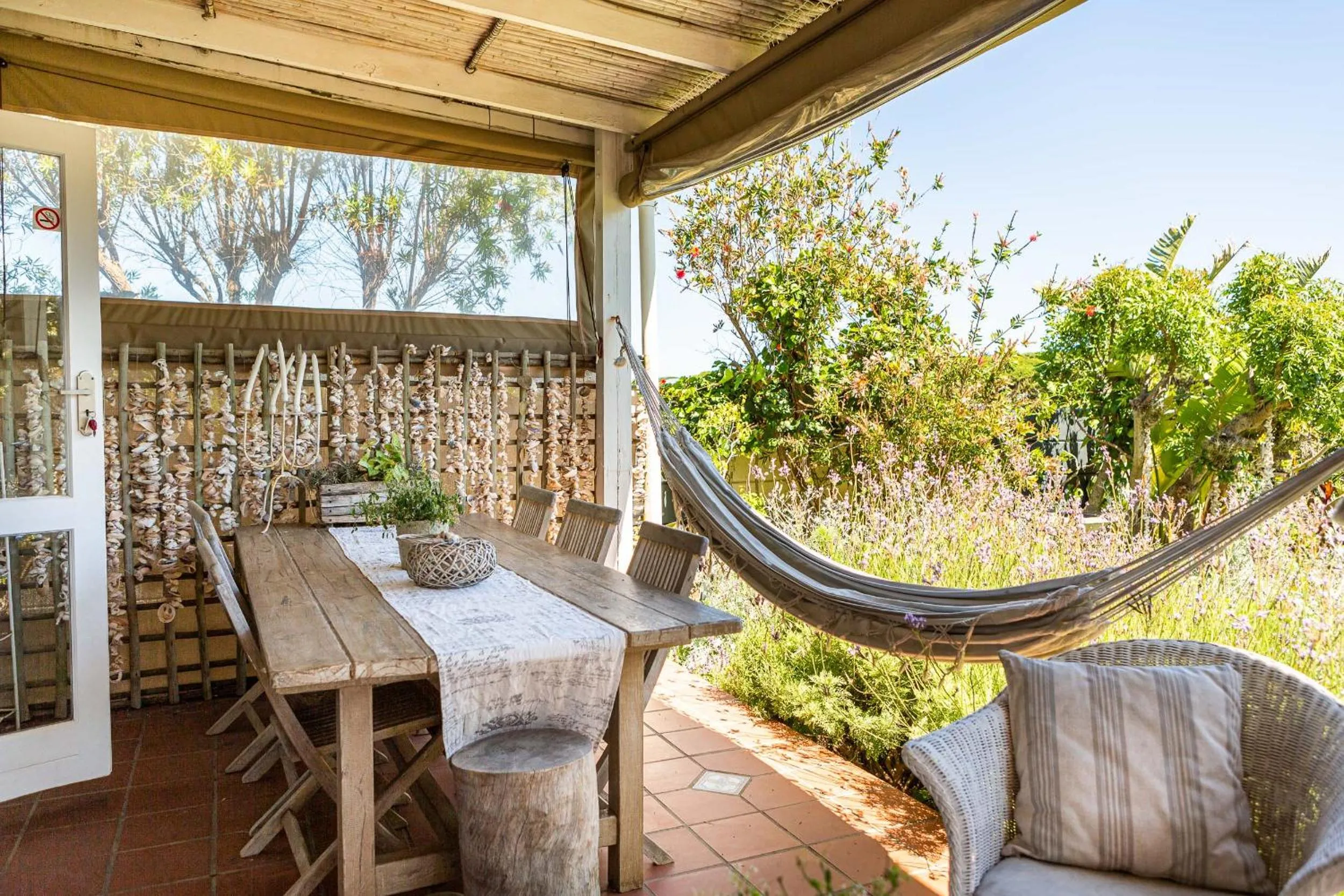 Patio in Guinea Fowl House
