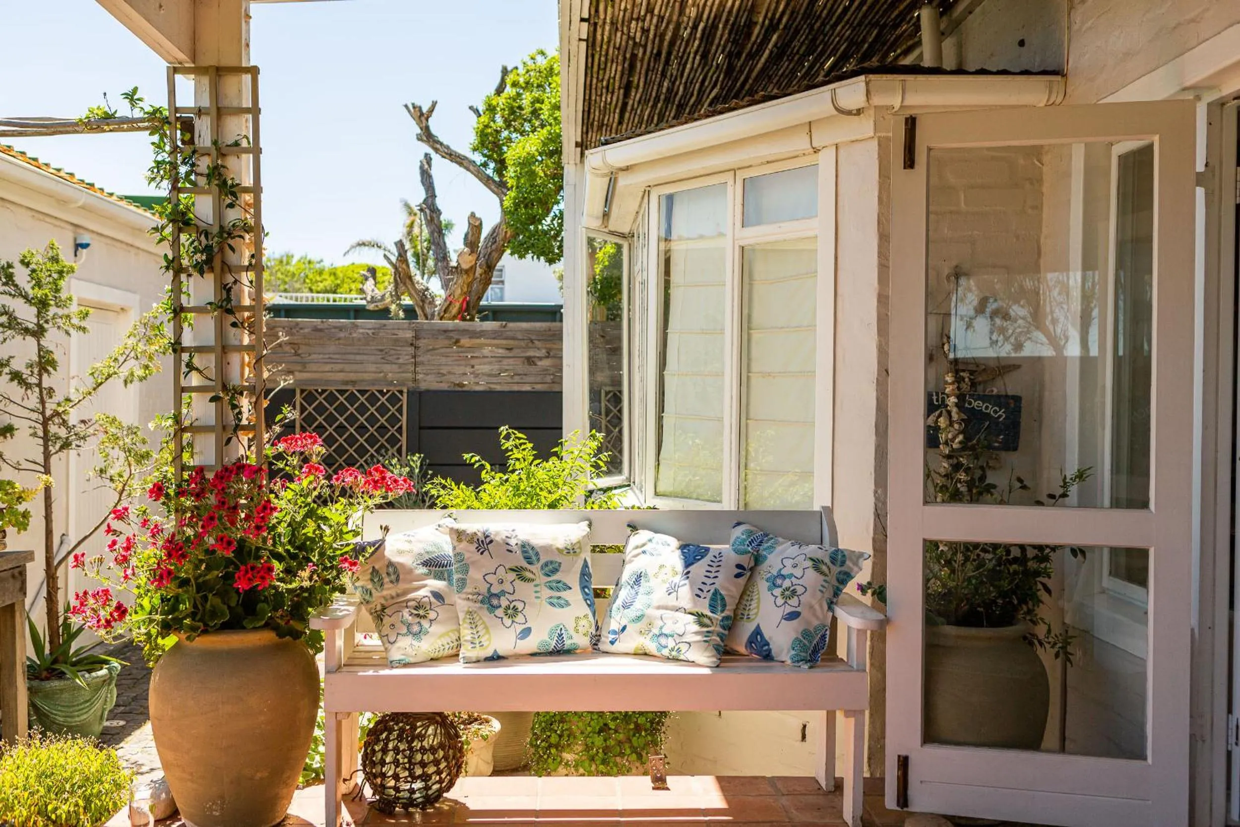 Patio in Guinea Fowl House