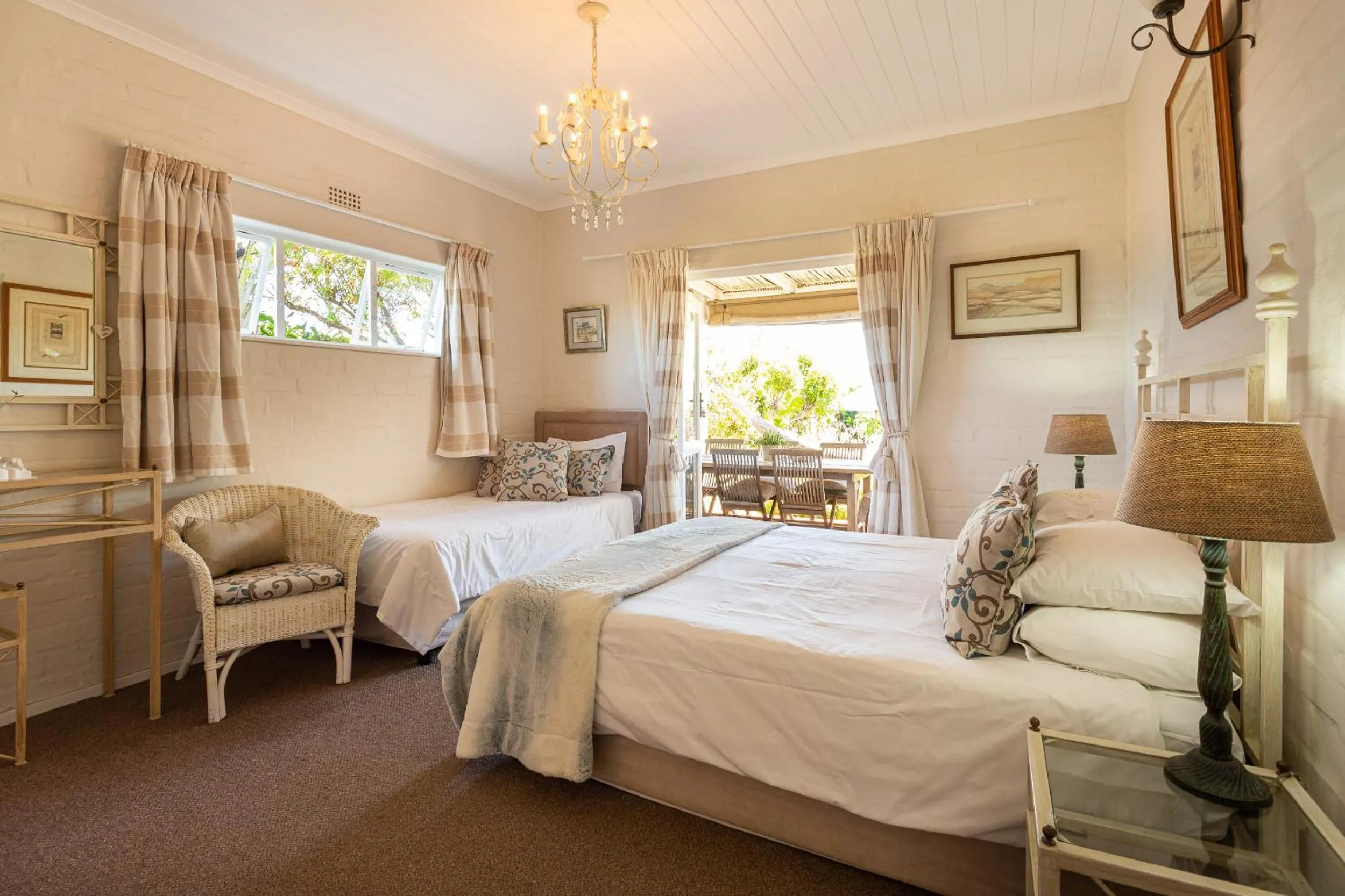 Bed in Guinea Fowl House