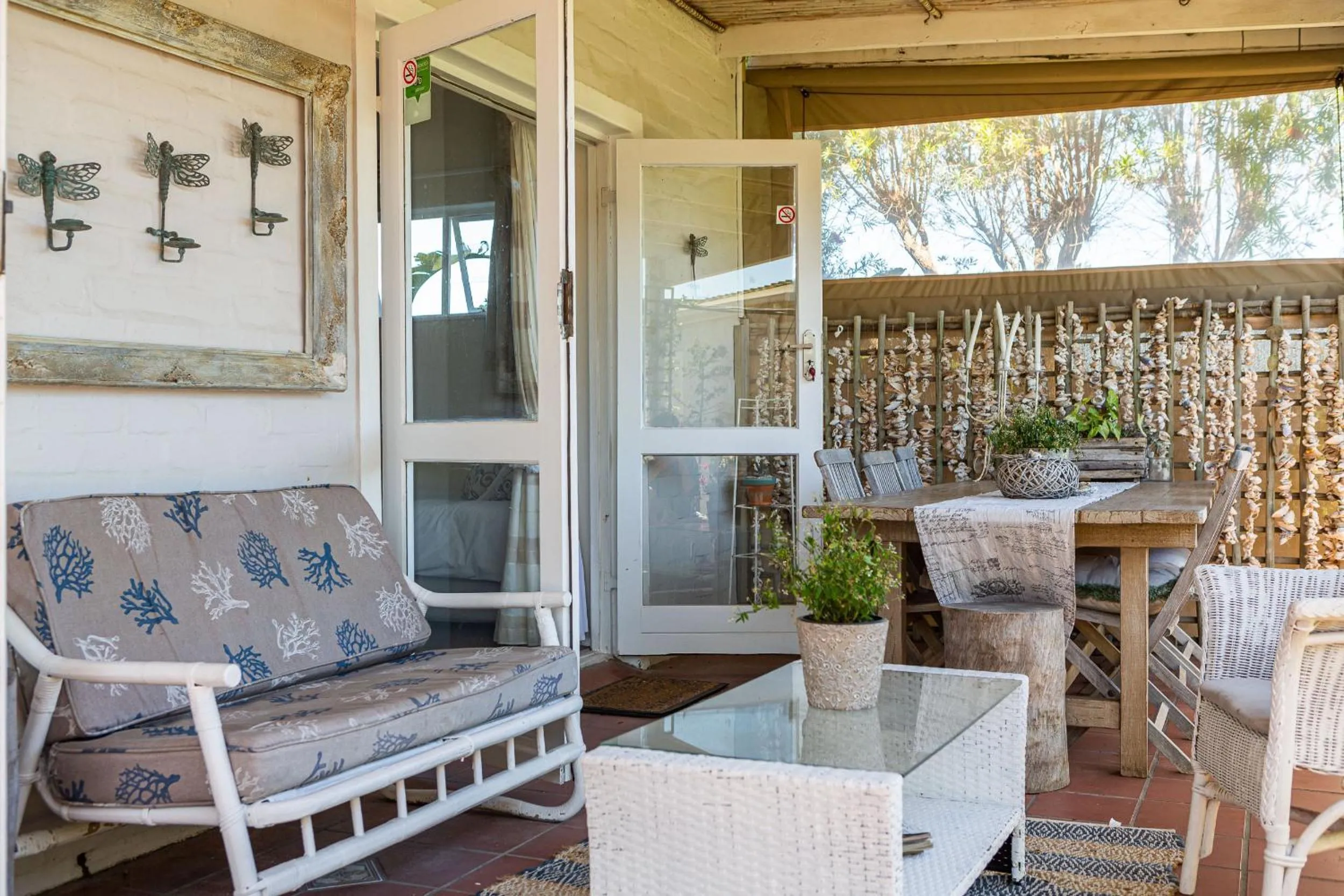 Patio in Guinea Fowl House