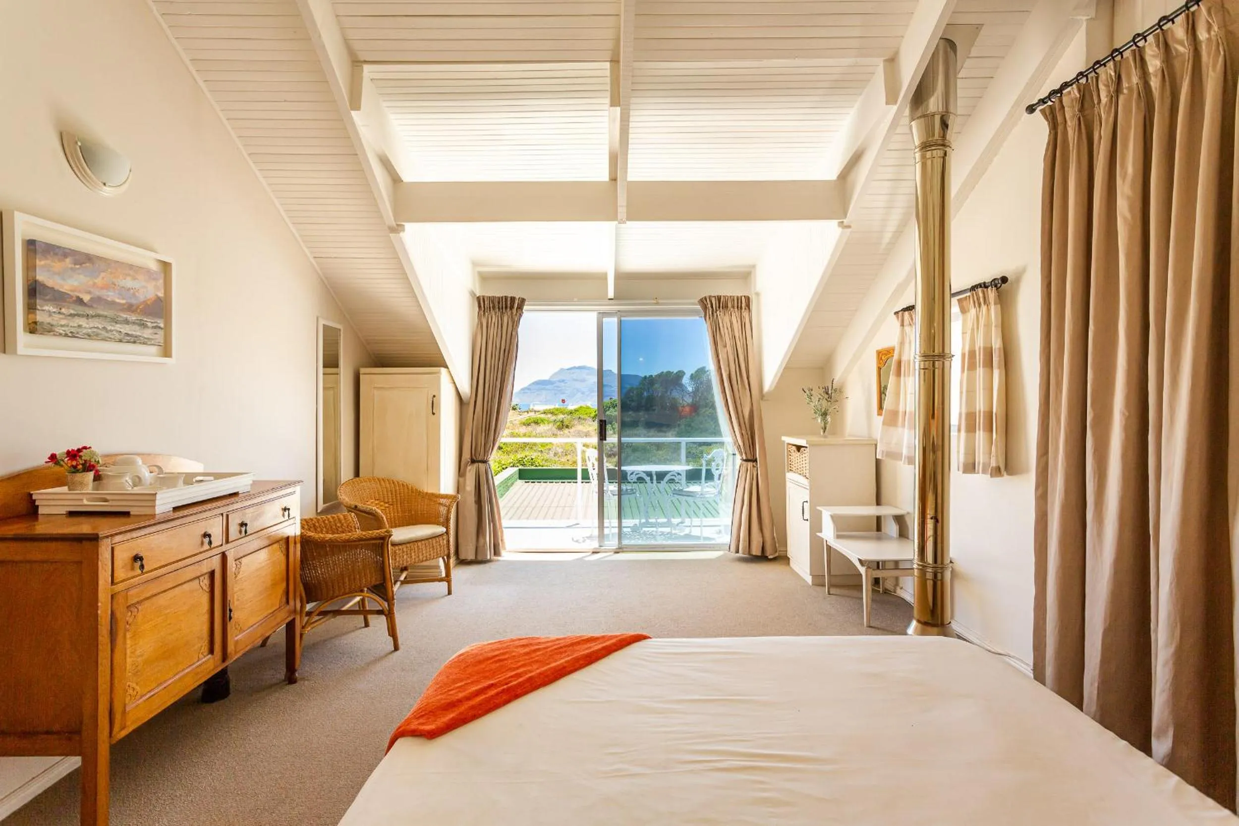 Bed in Guinea Fowl House
