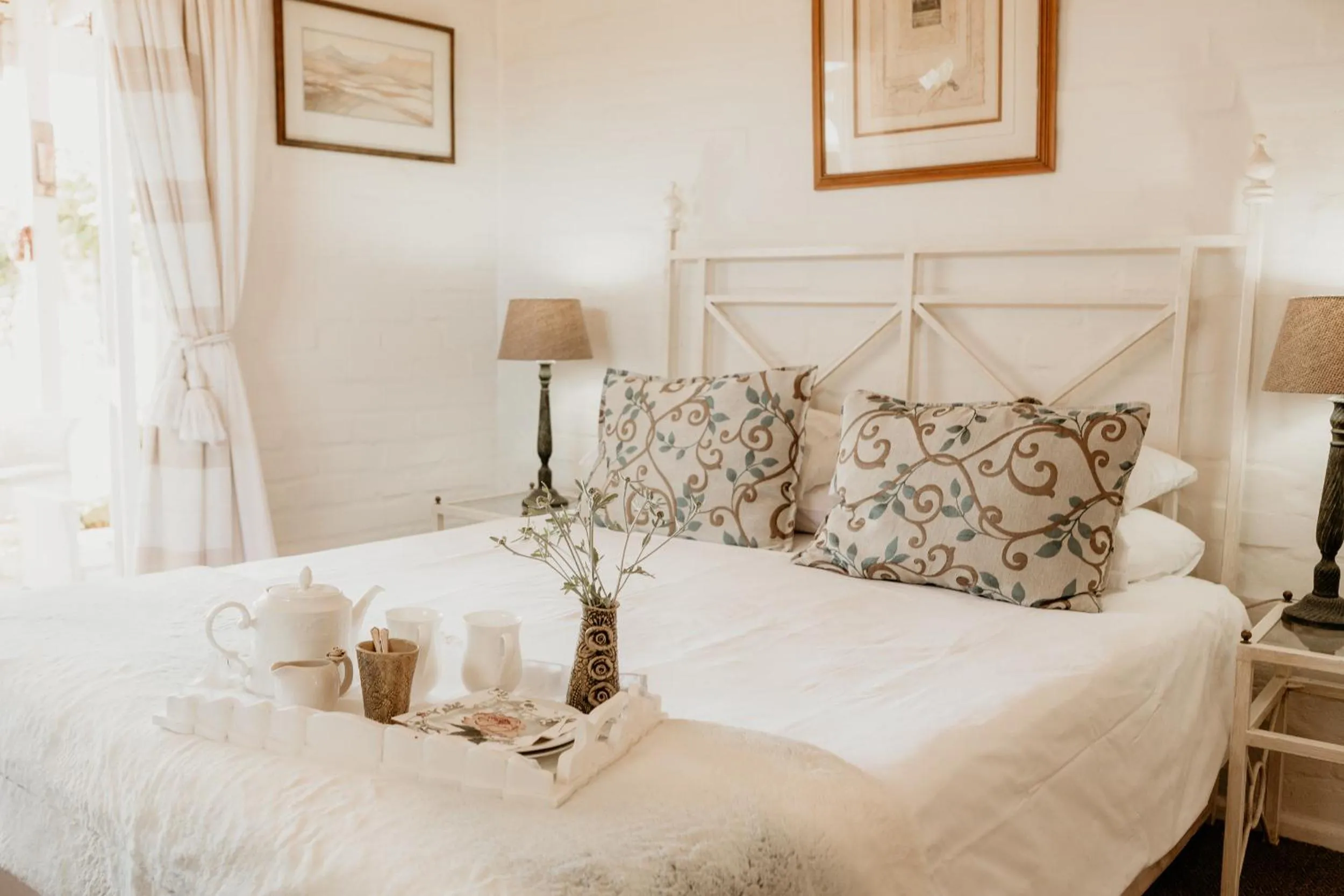 Bed in Guinea Fowl House