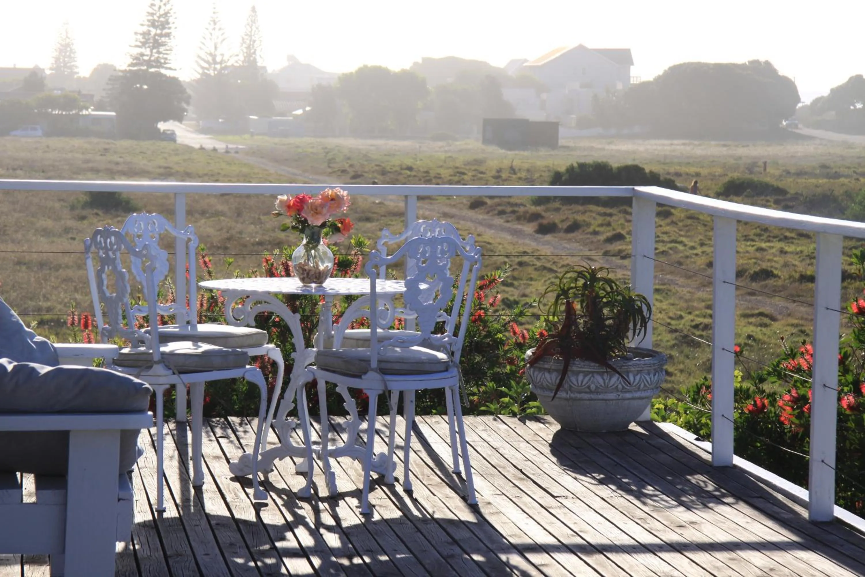 Patio in Guinea Fowl House