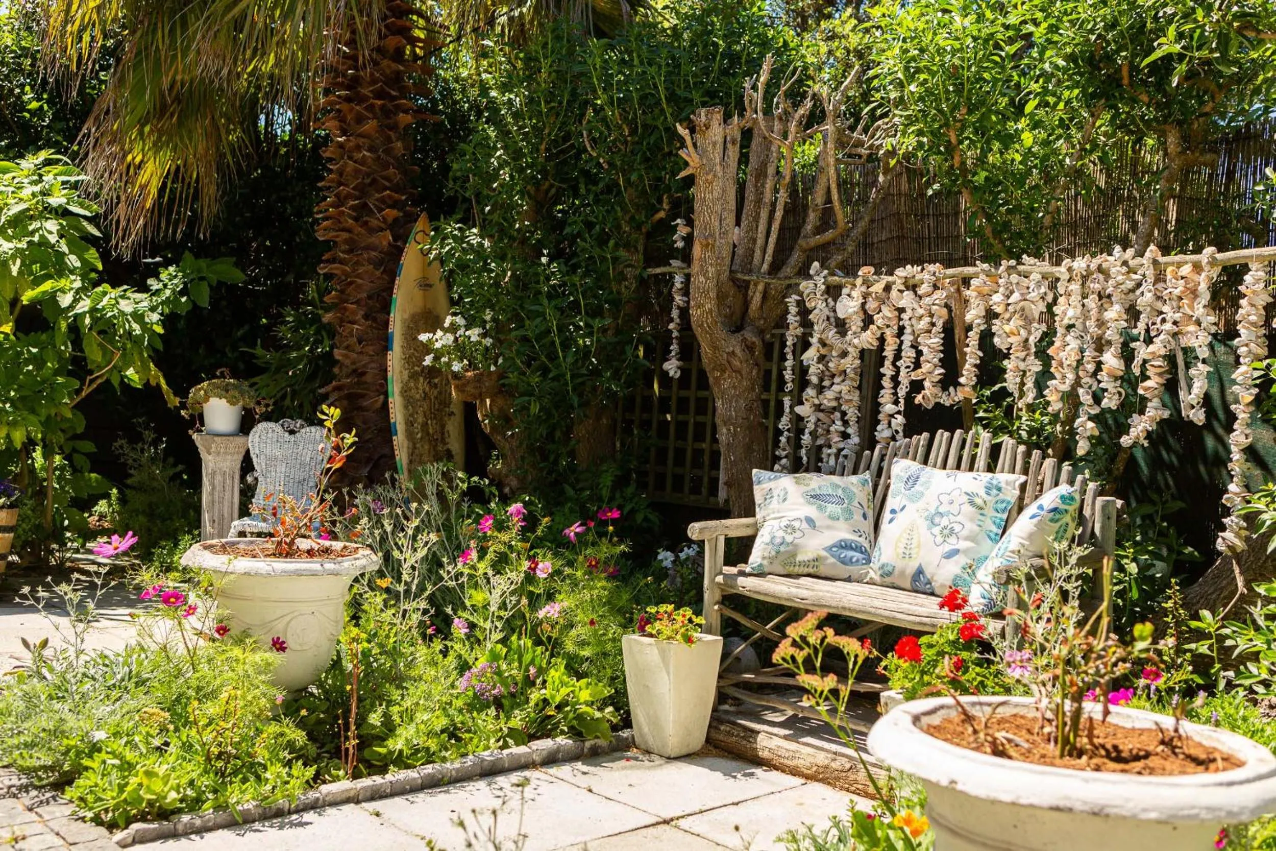 Garden in Guinea Fowl House