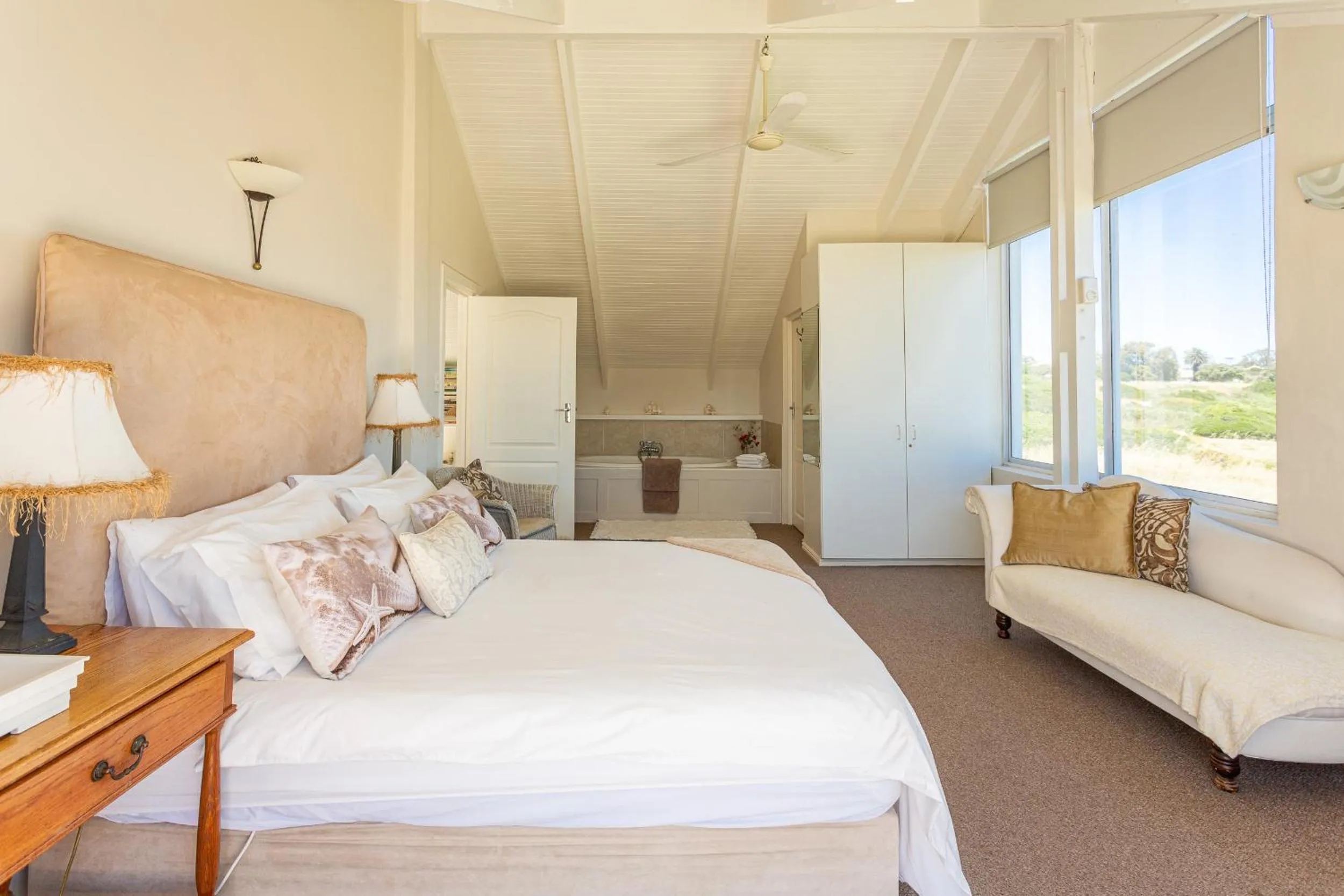Bed in Guinea Fowl House
