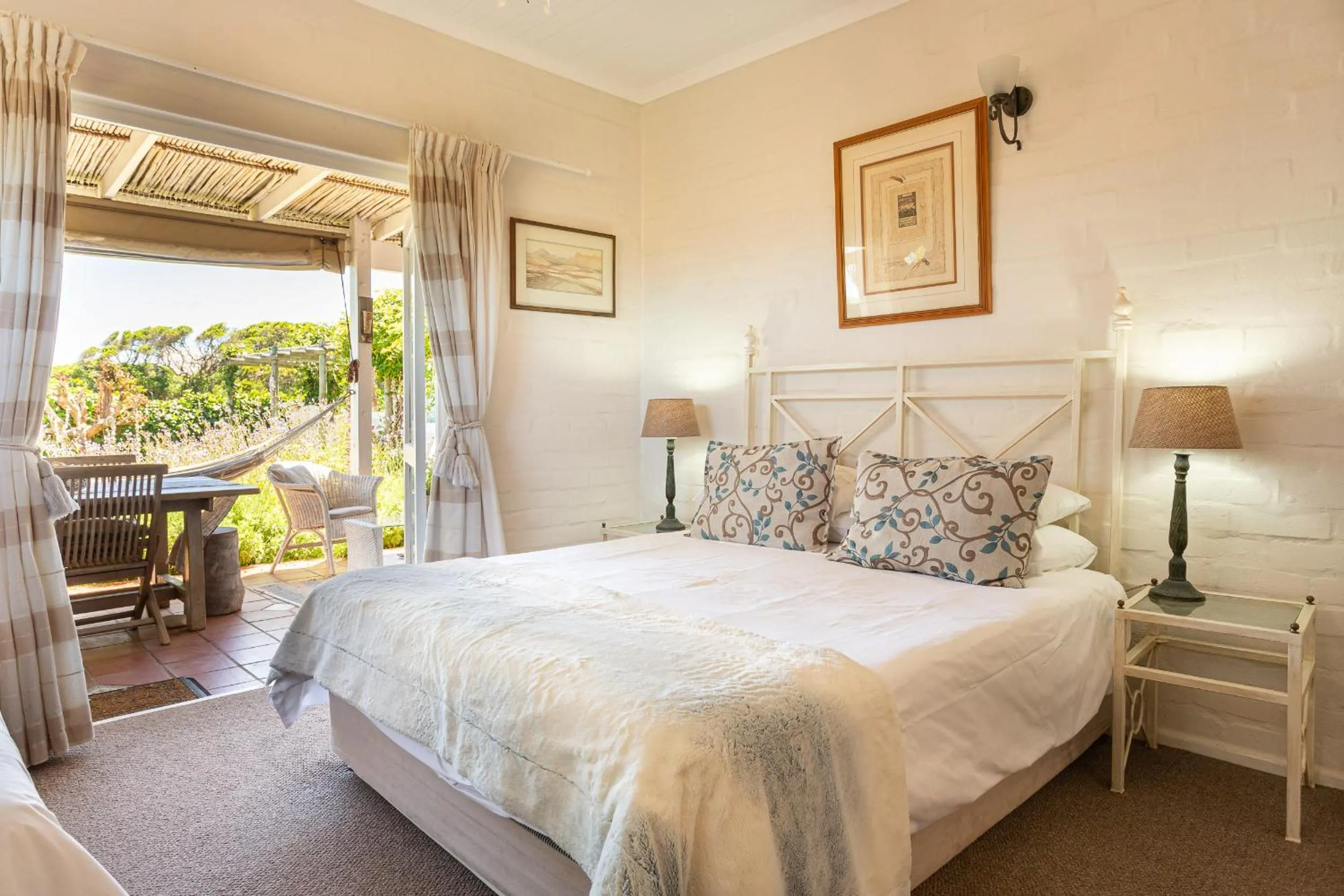 Bed in Guinea Fowl House