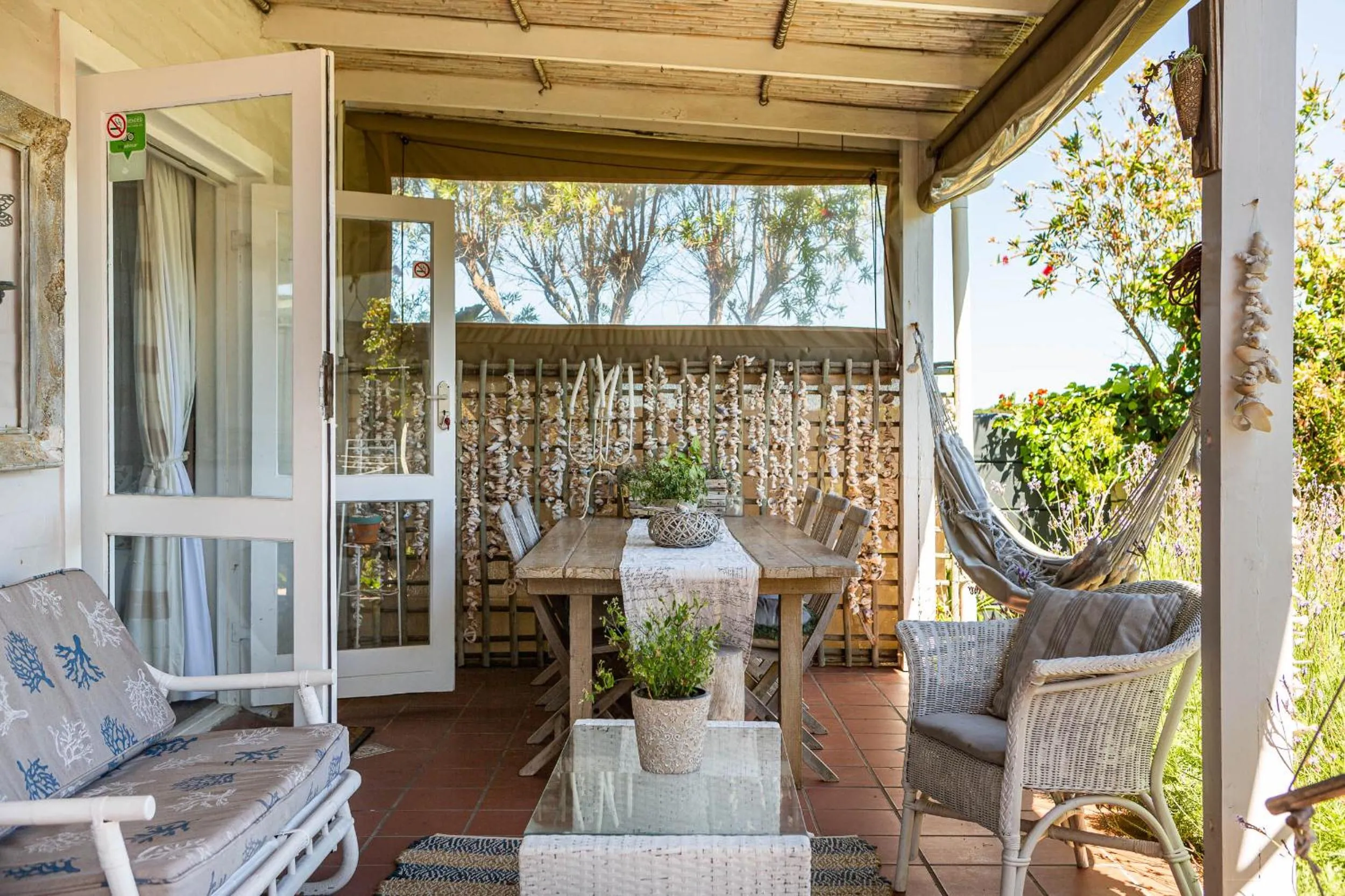 Balcony/Terrace in Guinea Fowl House