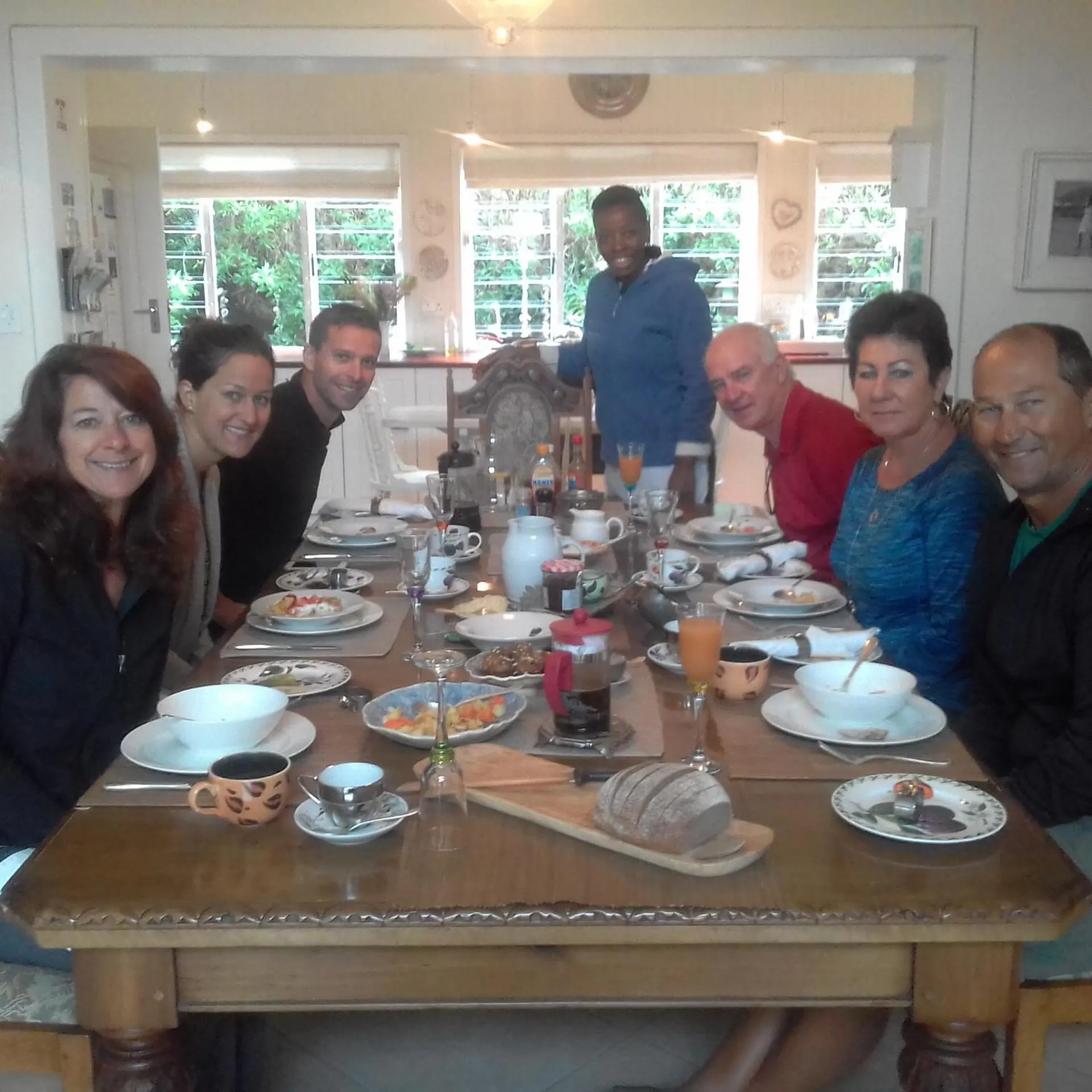 People in Guinea Fowl House