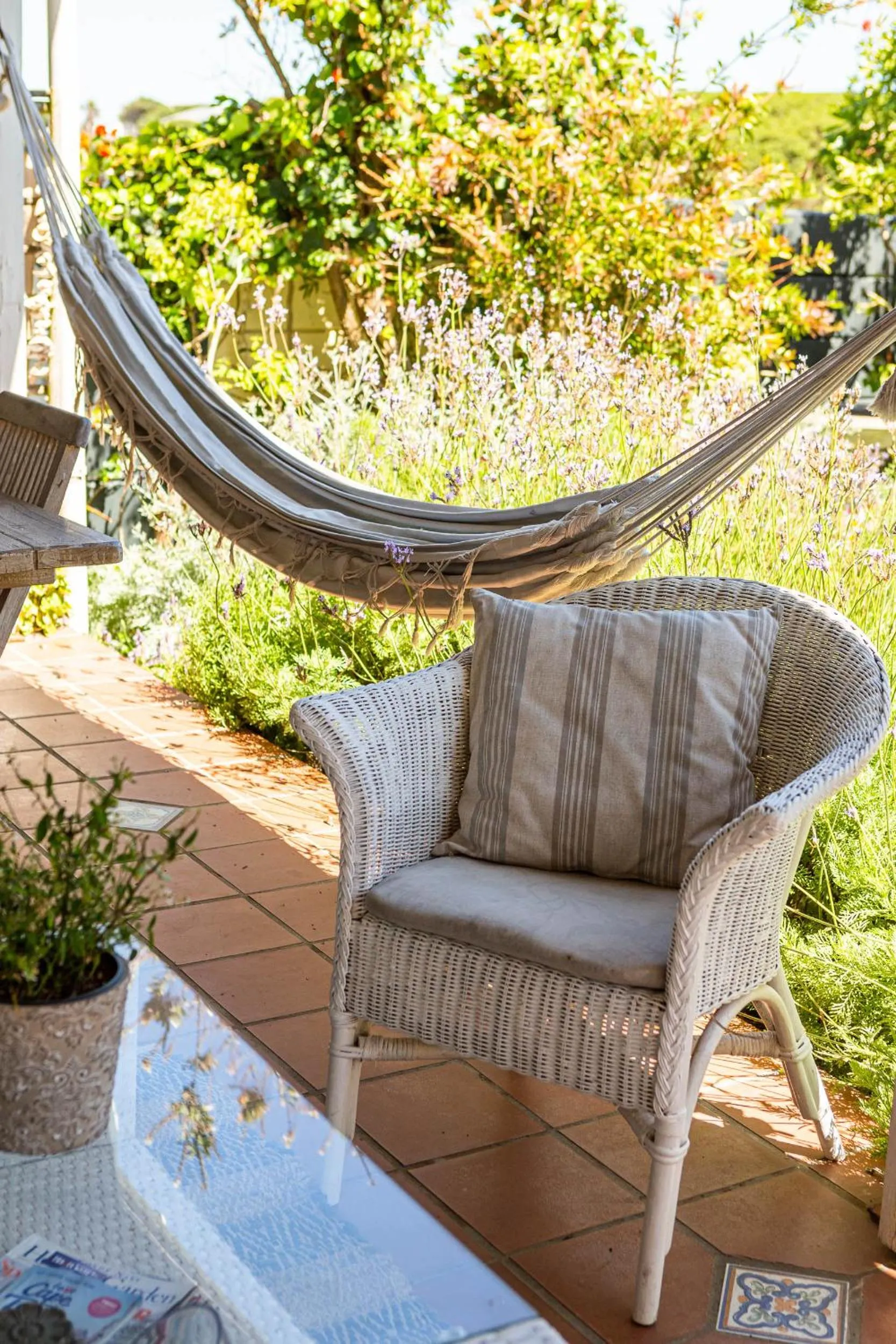 Patio in Guinea Fowl House