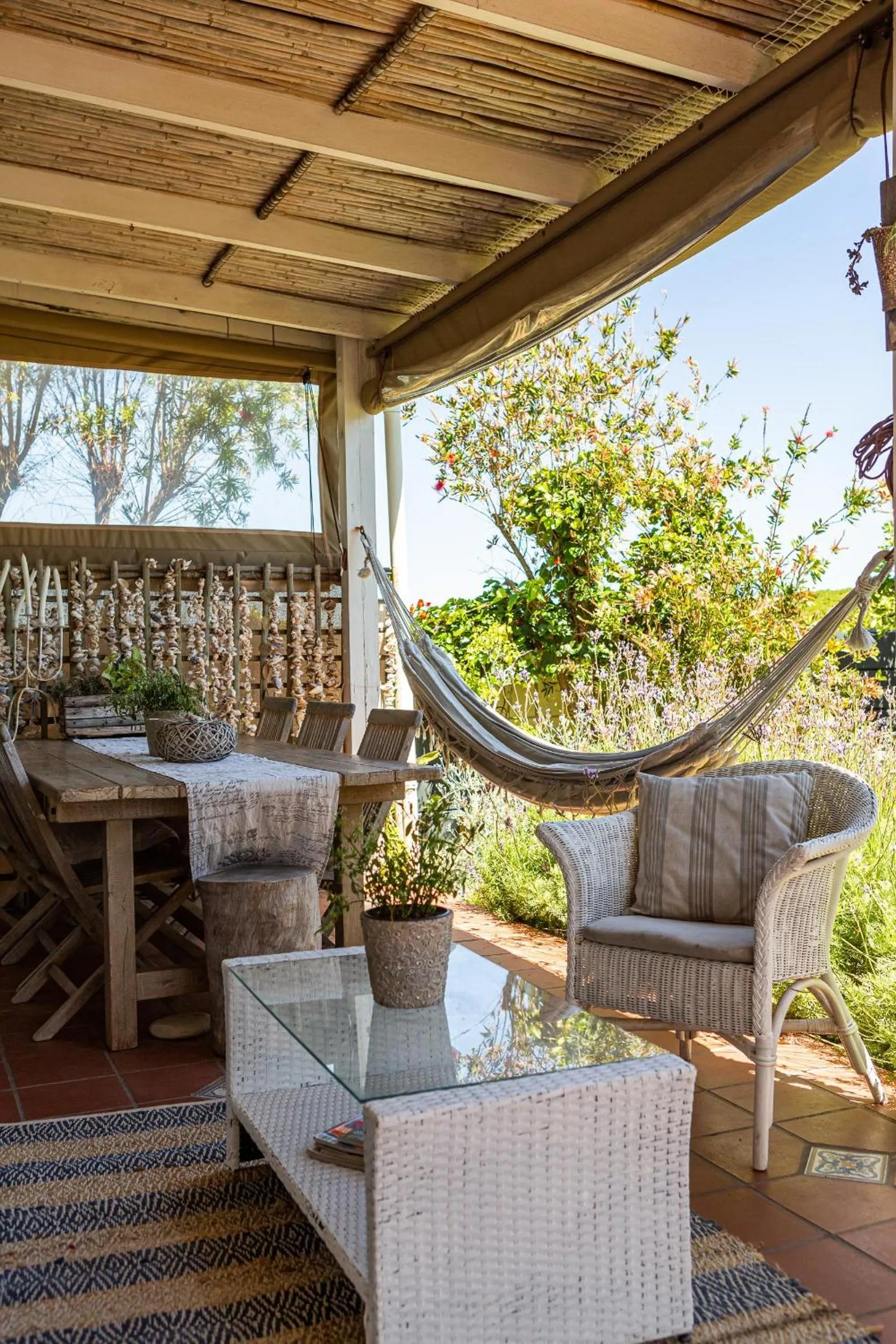 Patio in Guinea Fowl House