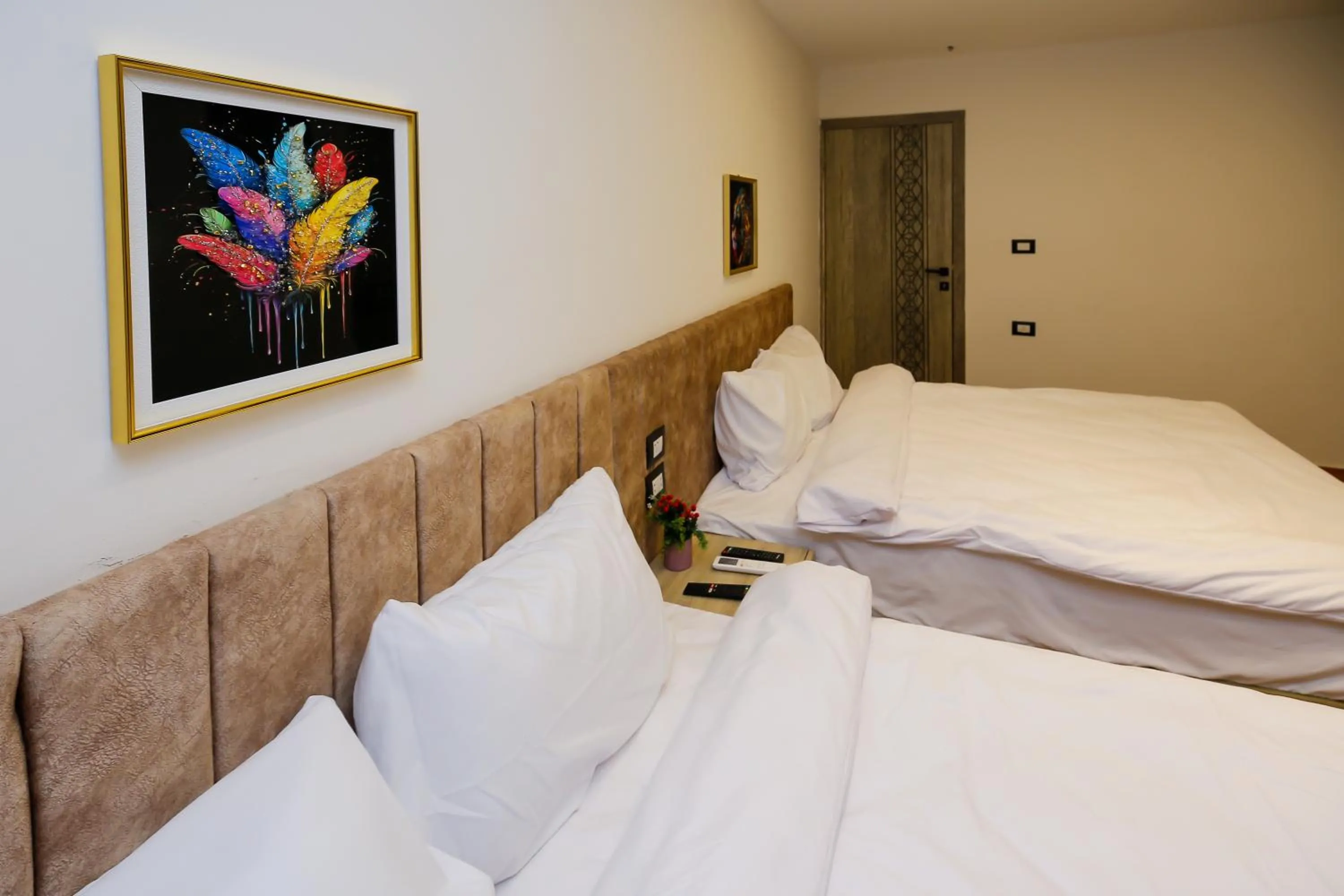 Bed in Point Pyramids View