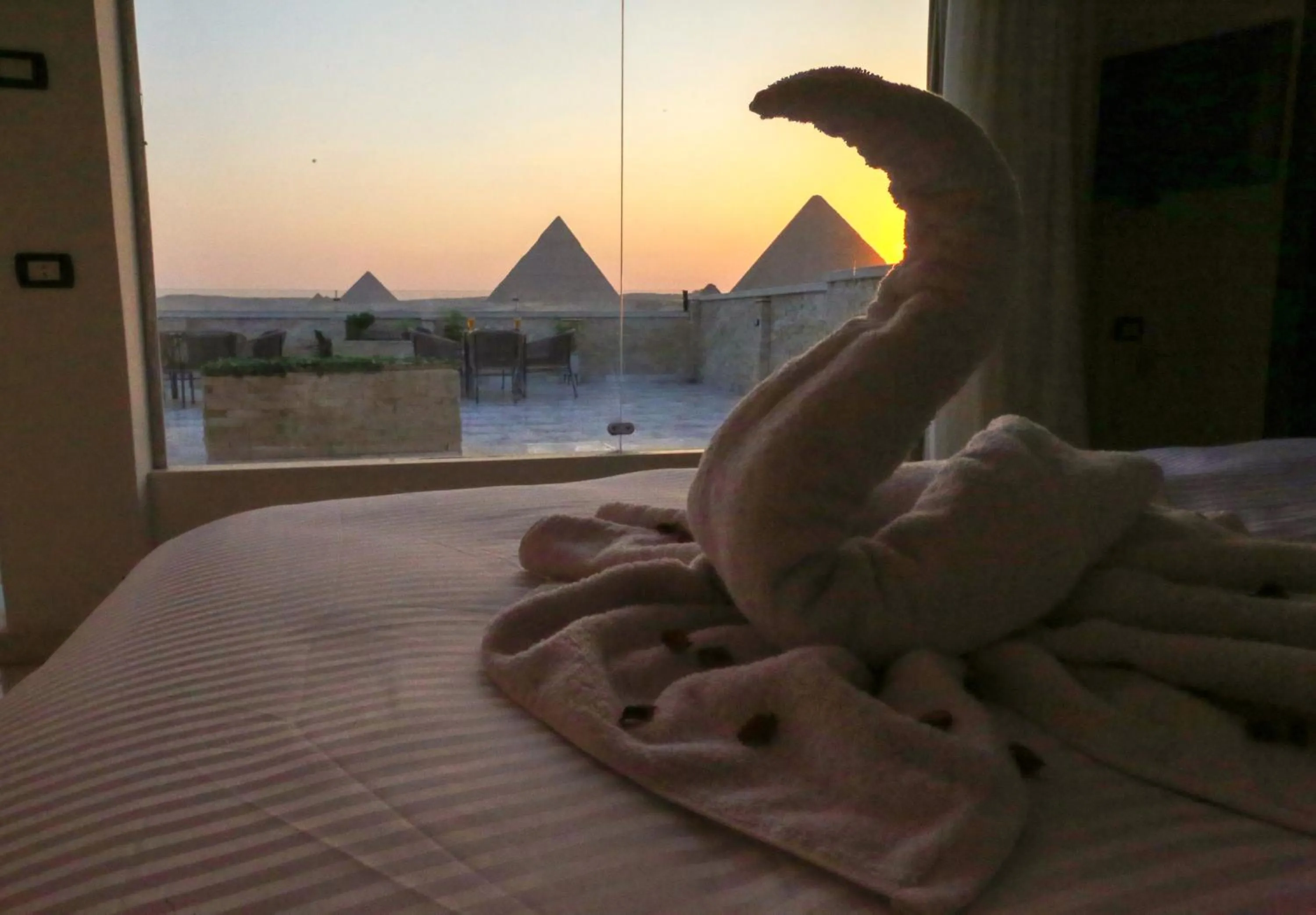 Natural landscape, Bed in Point Pyramids View