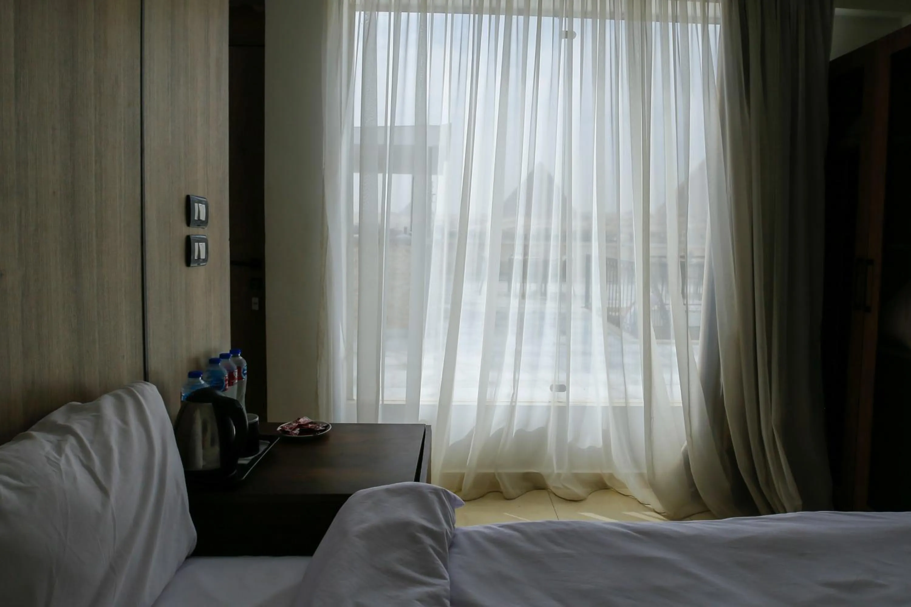 Bed in Point Pyramids View