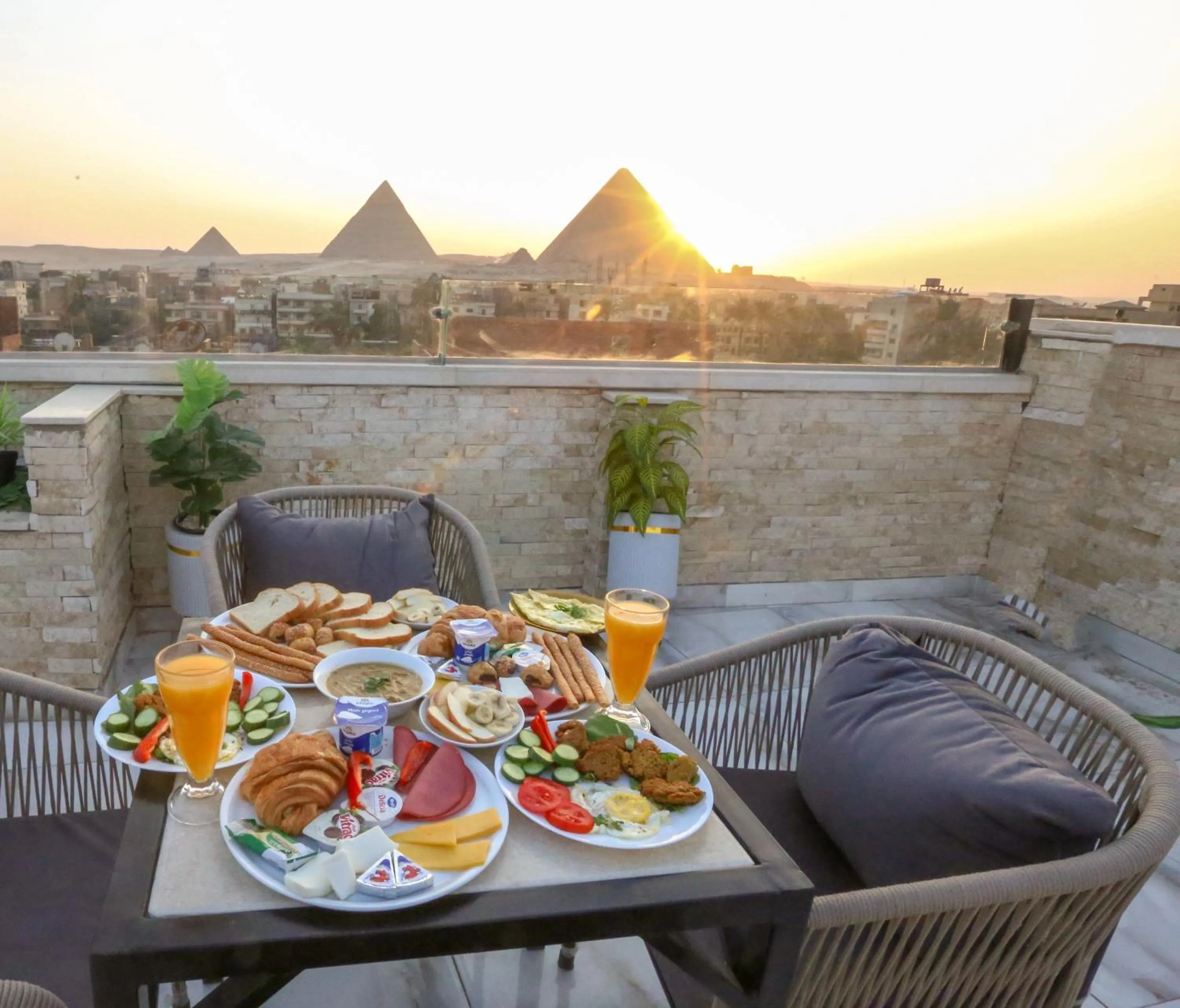 Patio in Point Pyramids View