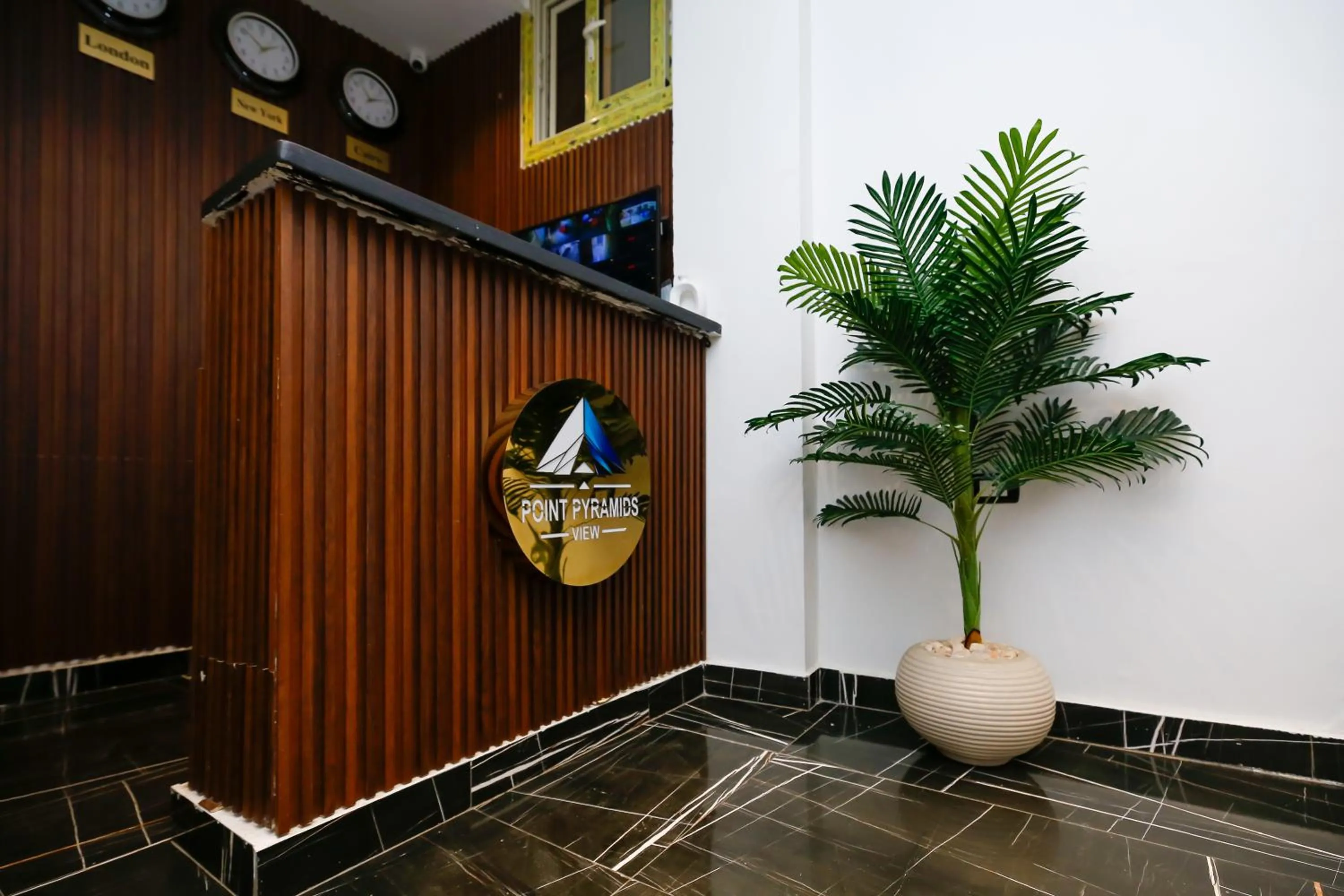 Lobby or reception in Point Pyramids View