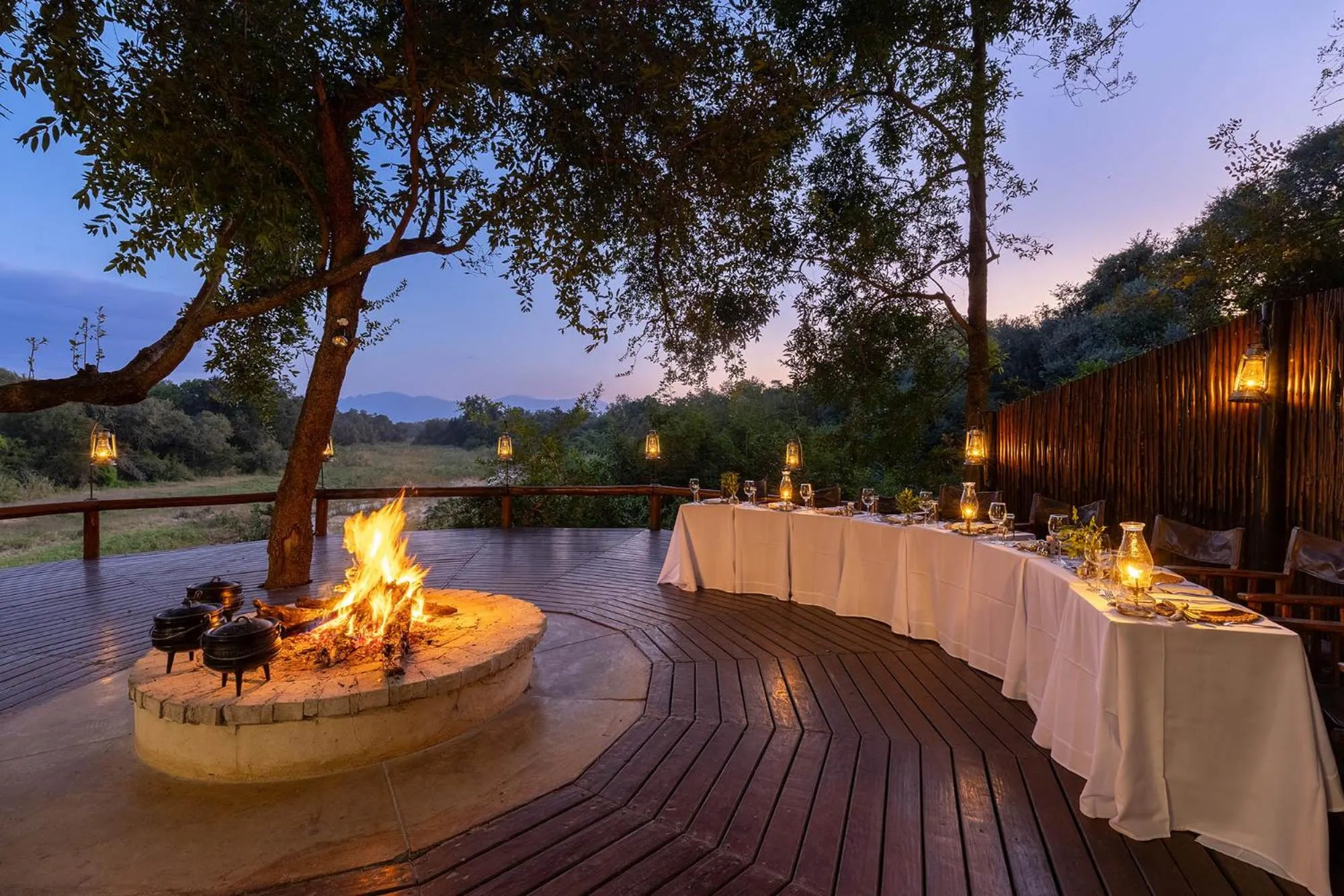 Dining area in Karongwe - Kuname Safari Lodge