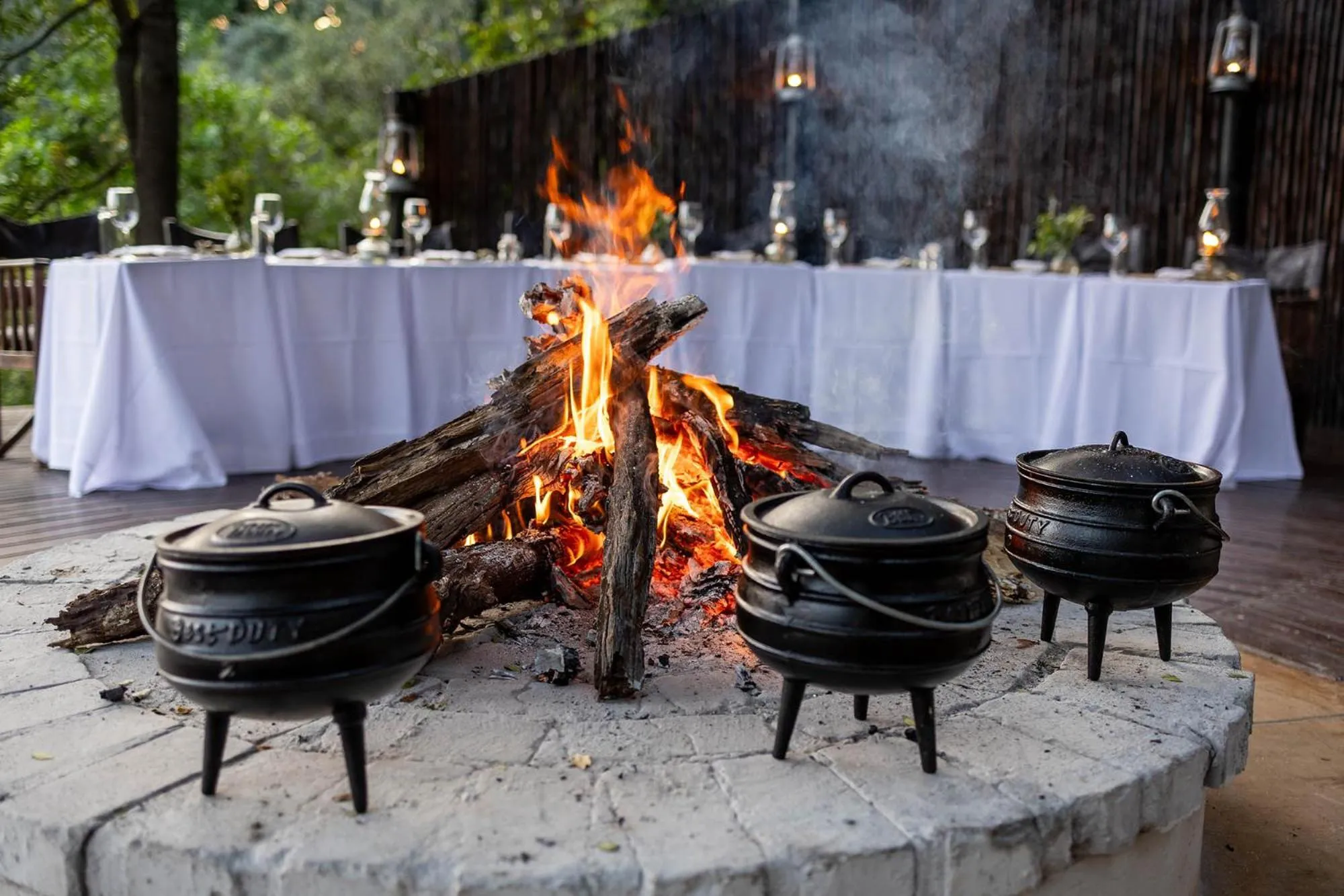Dining area in Karongwe - Kuname Safari Lodge