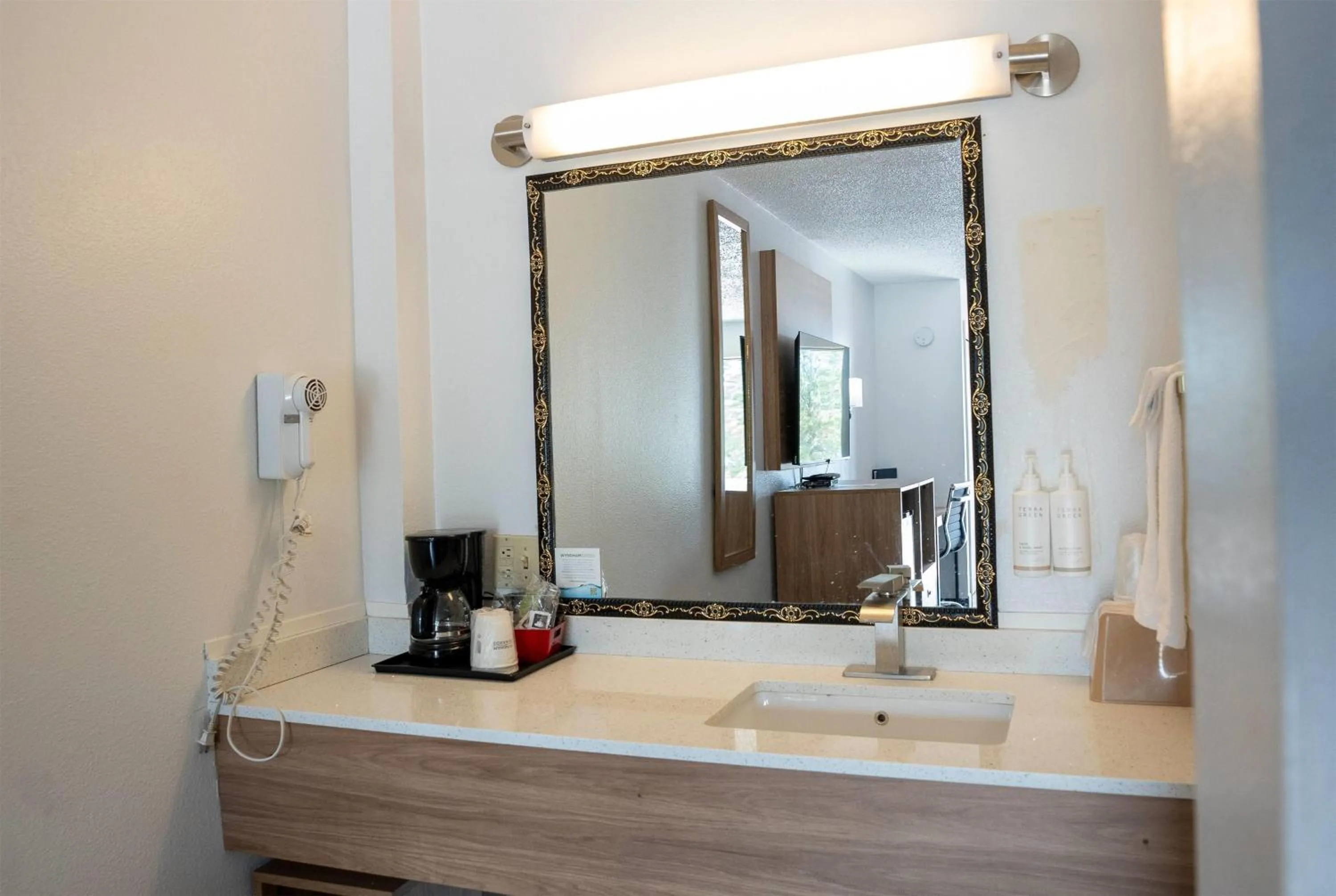 Bathroom in Super 8 by Wyndham Newcastle