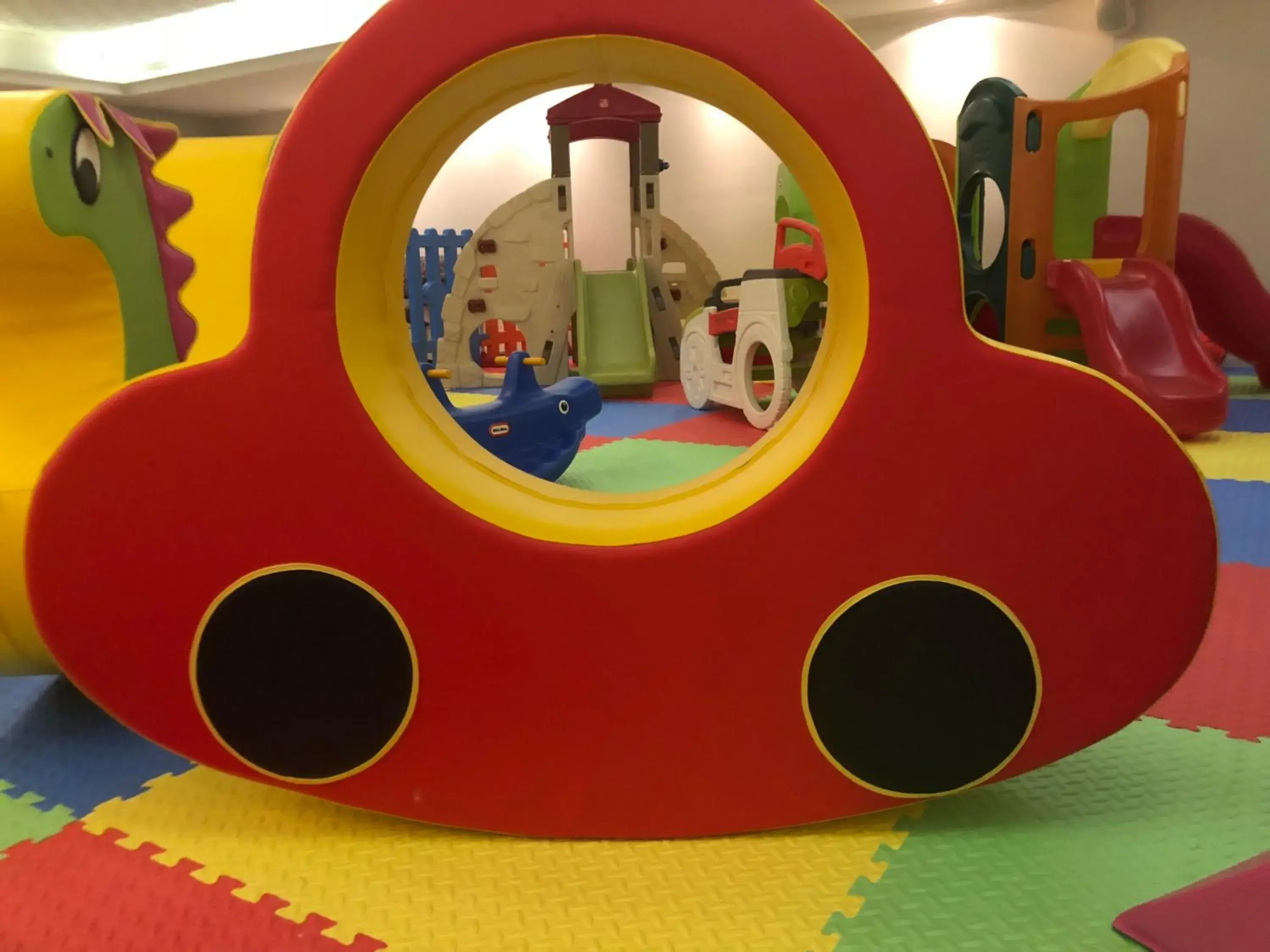 Children play ground, Water Park in Hotel Mediterraneo Club Benessere