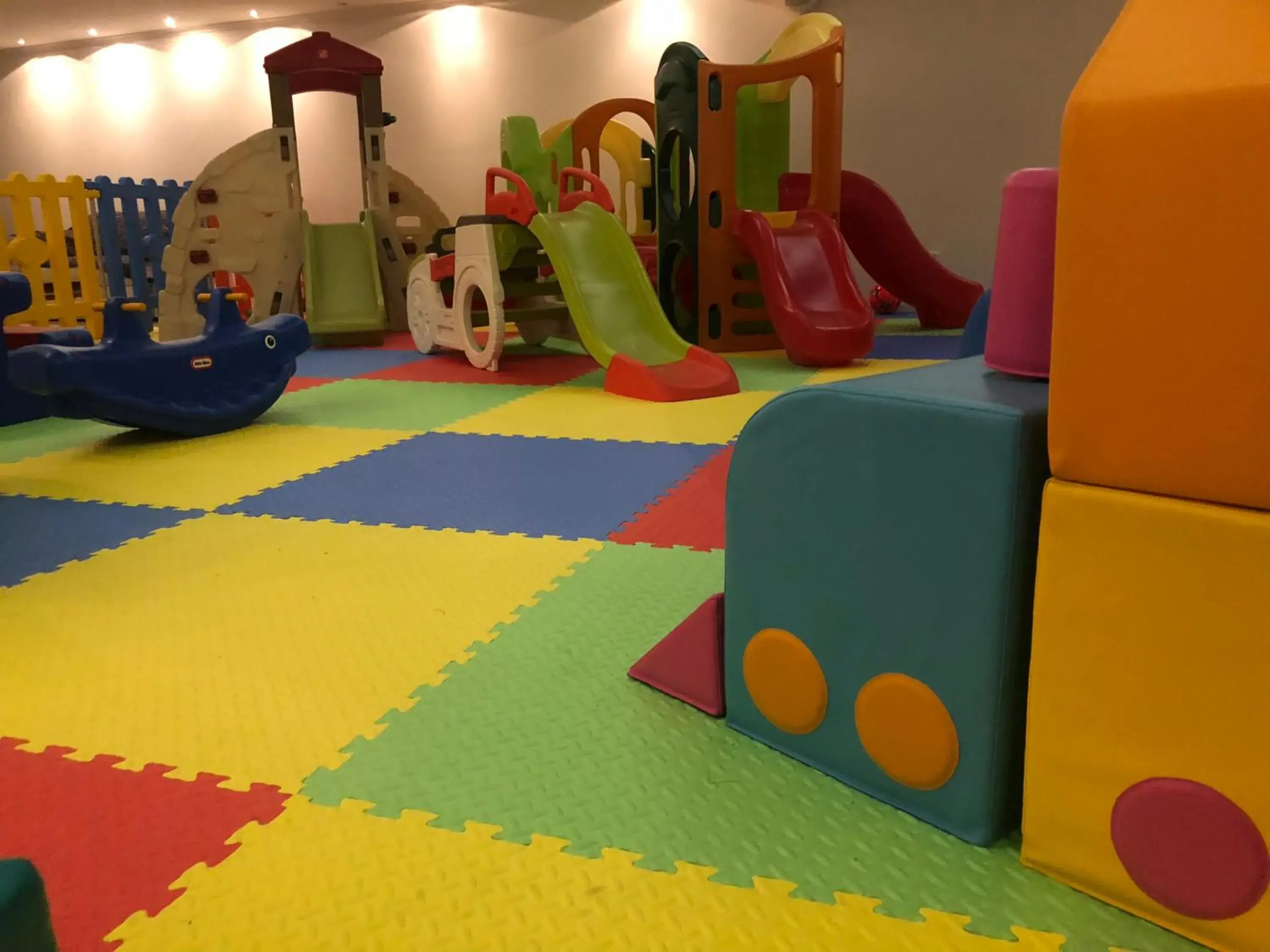 Children play ground, Kid's Club in Hotel Mediterraneo Club Benessere