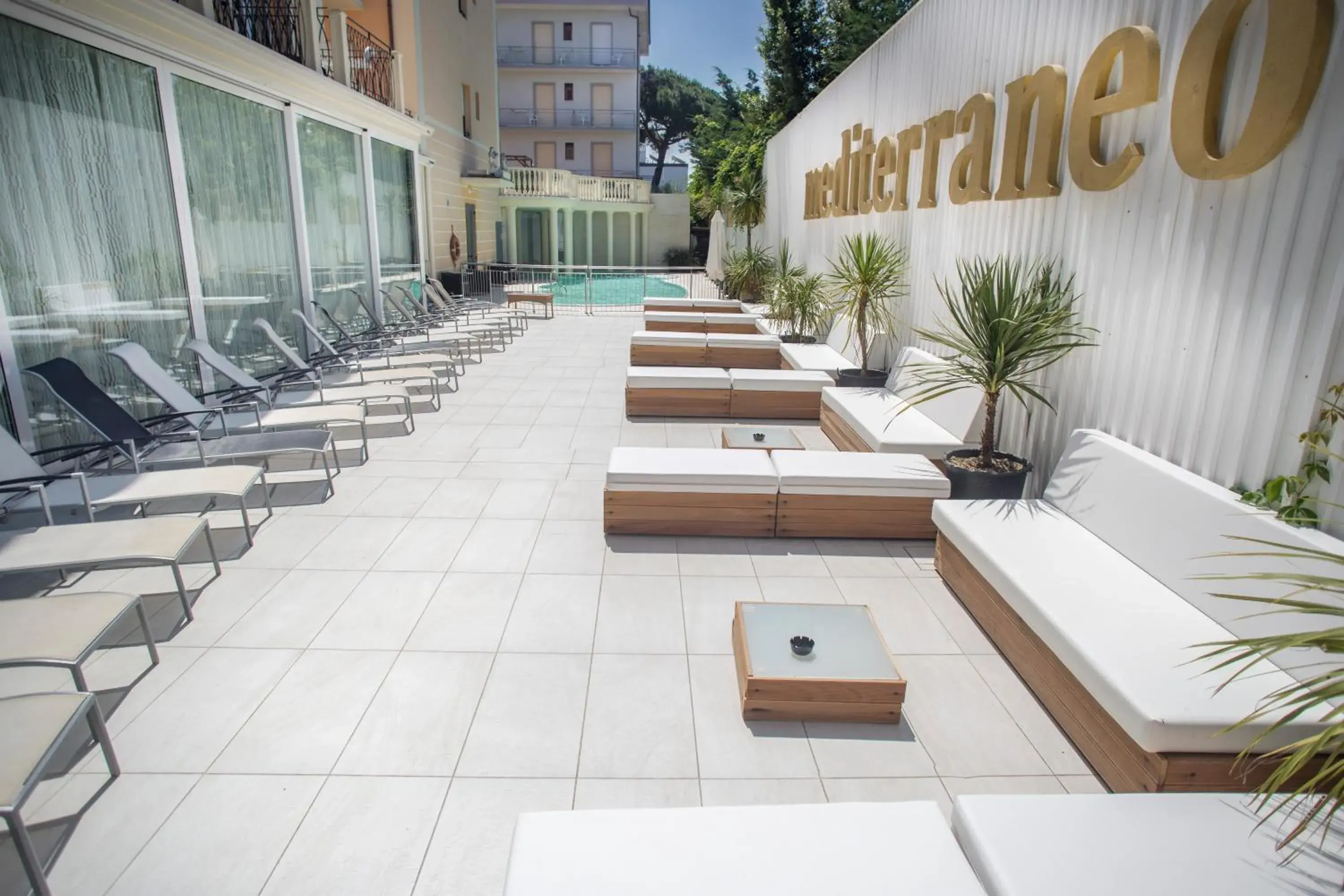 Solarium in Hotel Mediterraneo Club Benessere