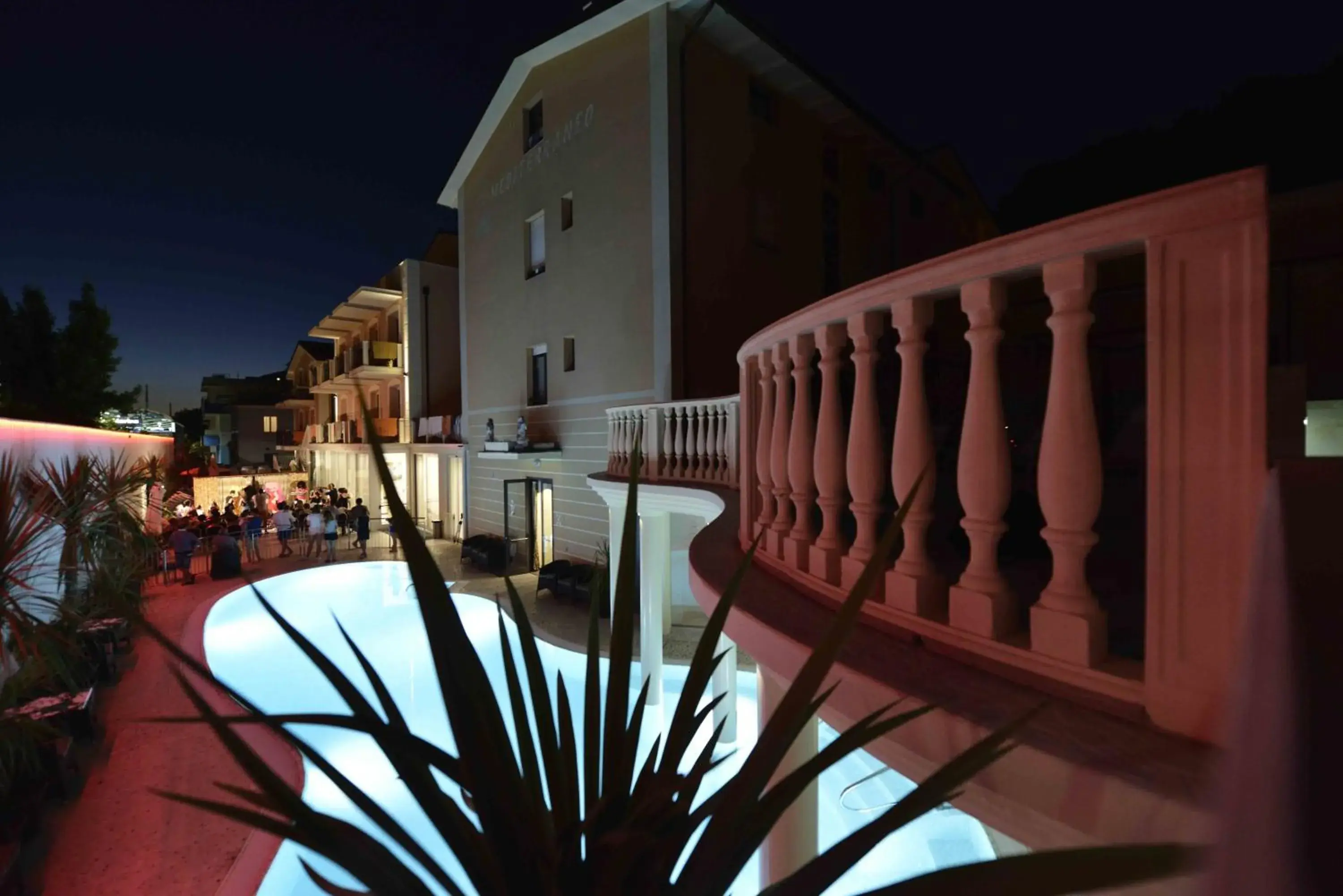 Balcony/Terrace in Hotel Mediterraneo Club Benessere