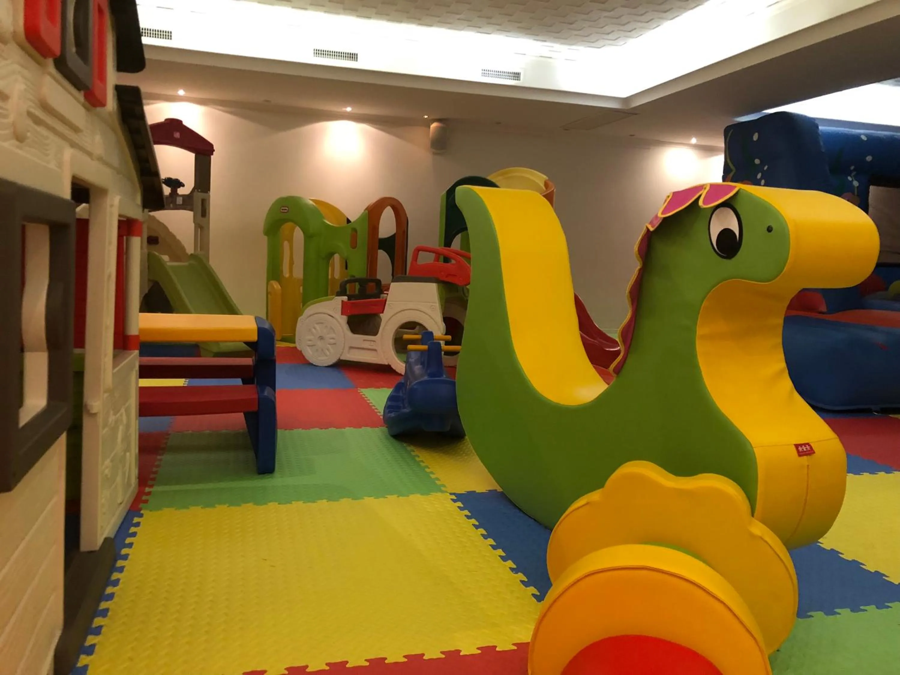 Children play ground in Hotel Mediterraneo Club Benessere