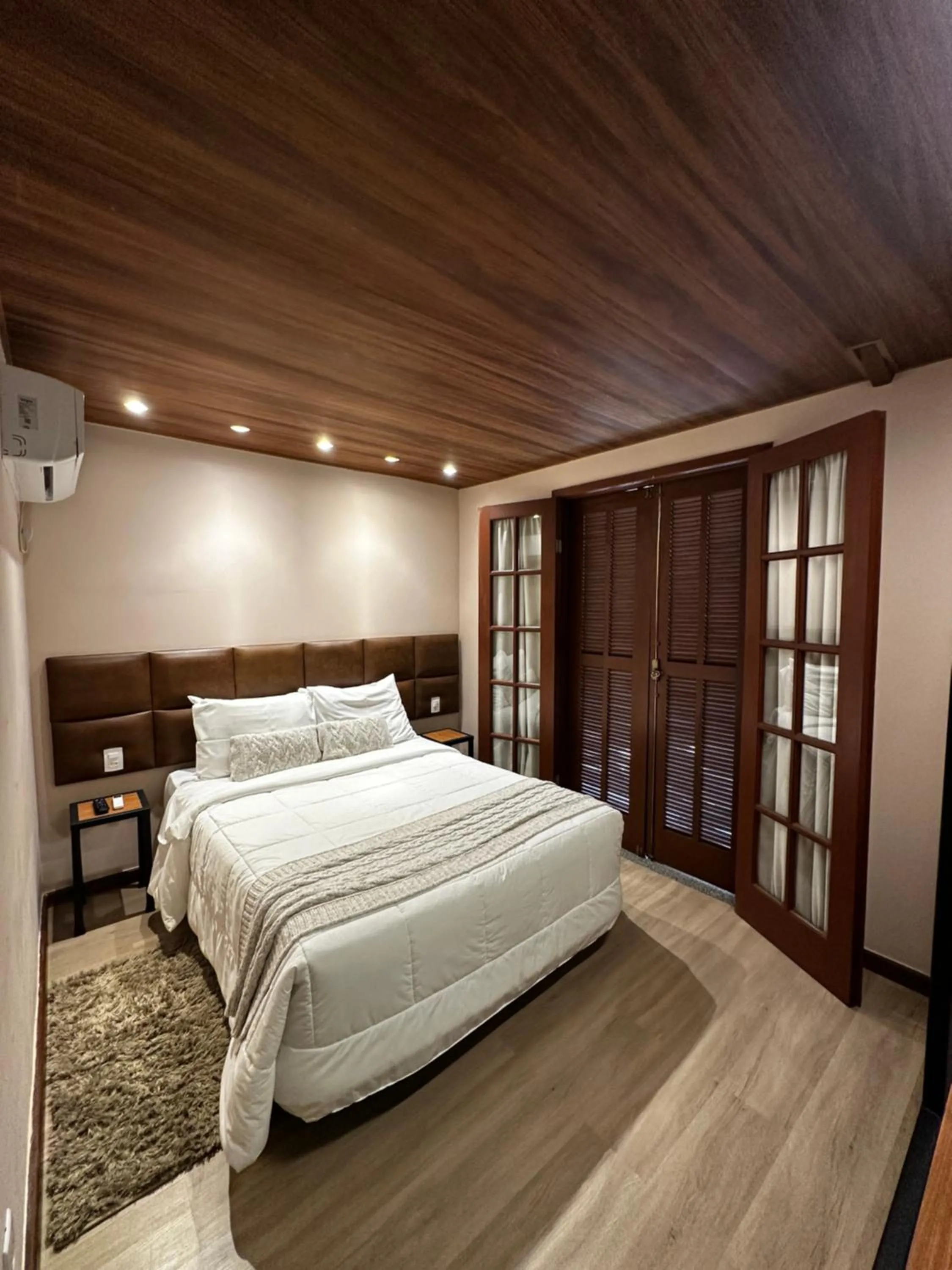 Bed in Hotel Fazenda Vilarejo All Inclusive