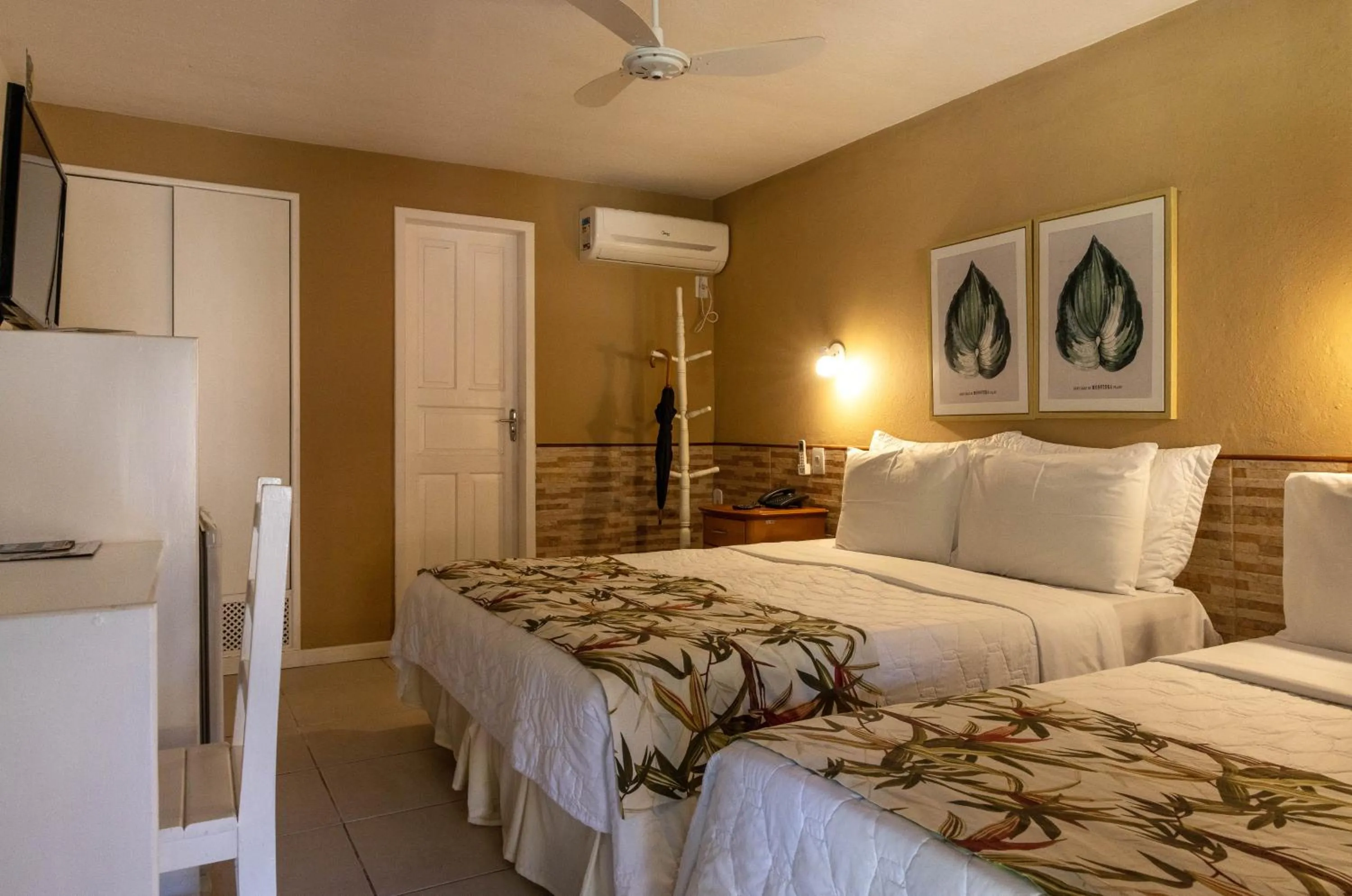 Bed in Hotel Fazenda Vilarejo All Inclusive