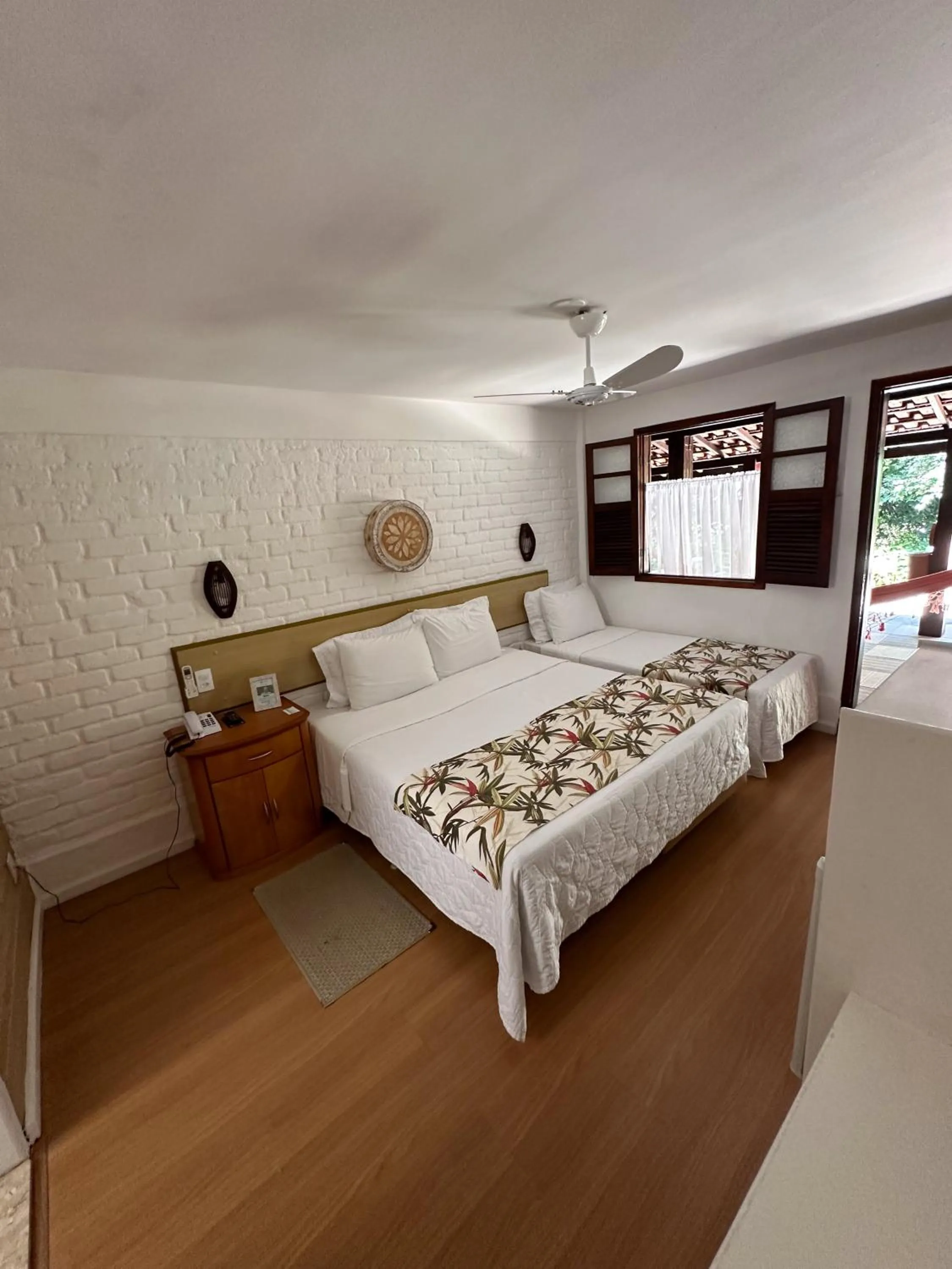 Bed in Hotel Fazenda Vilarejo All Inclusive