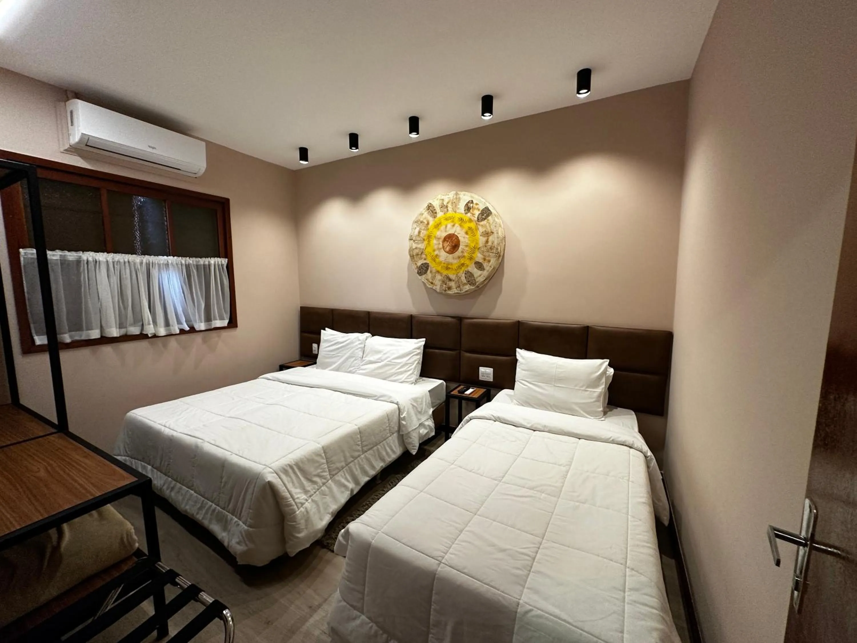 Bed in Hotel Fazenda Vilarejo All Inclusive