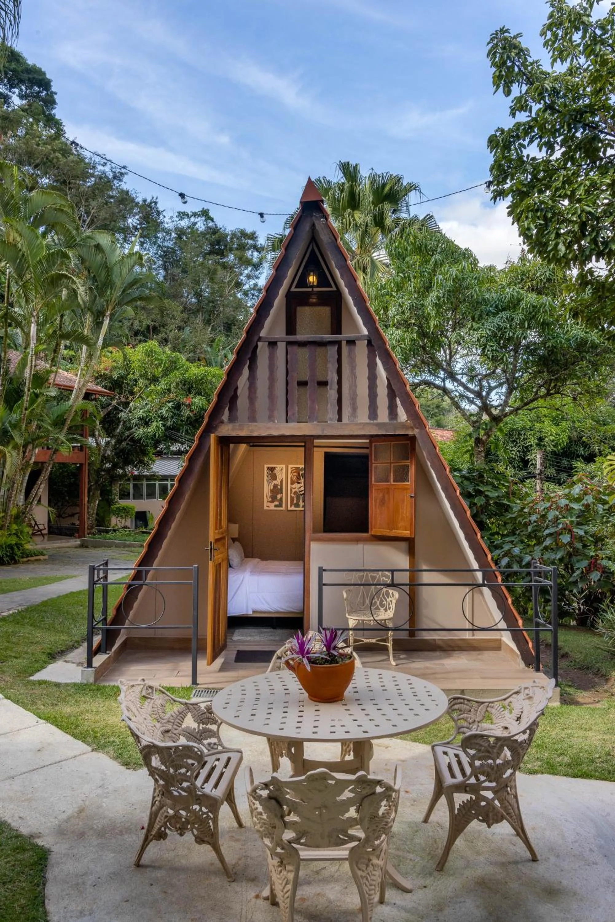 Patio in Hotel Fazenda Vilarejo All Inclusive