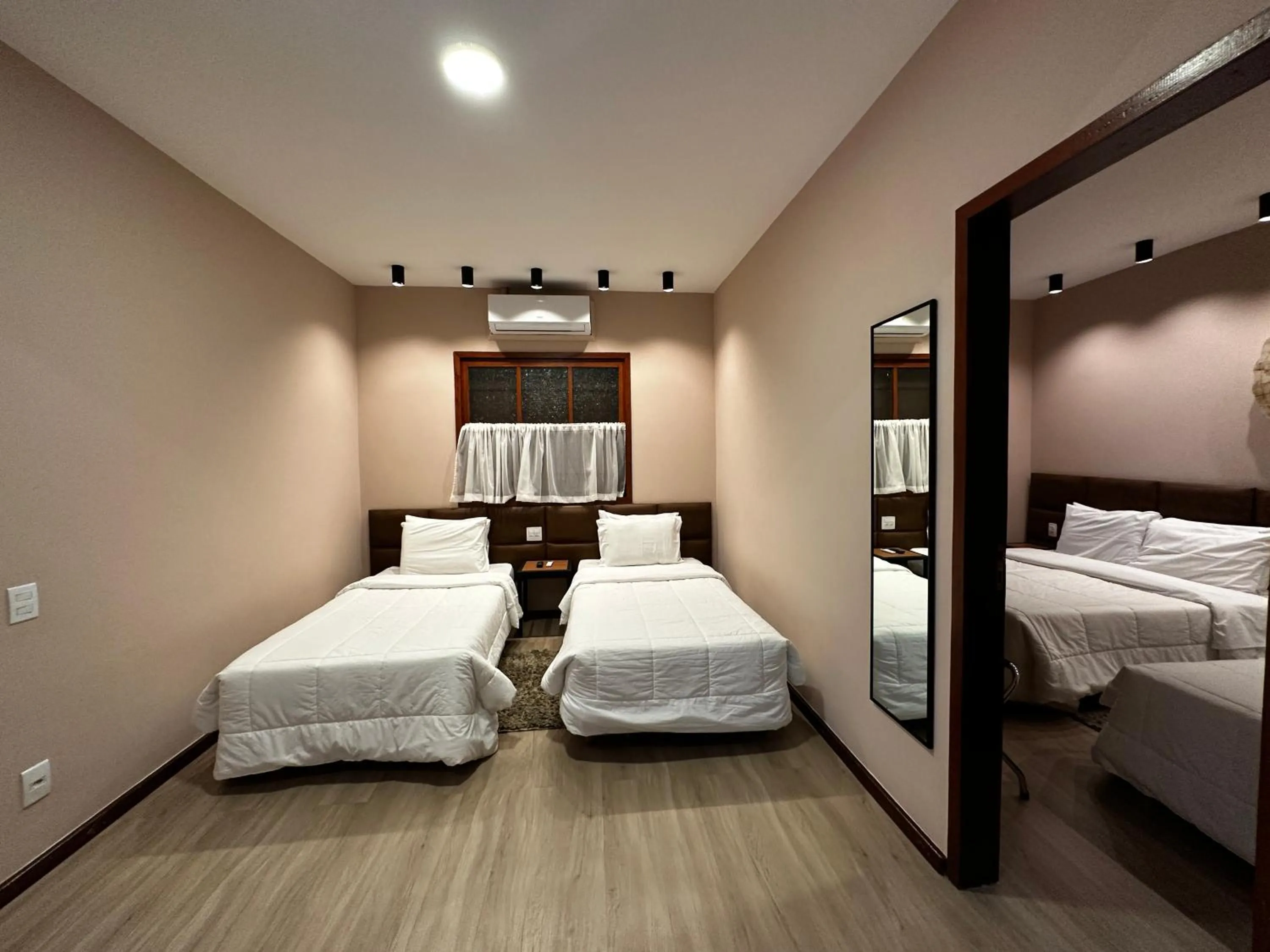 Bed in Hotel Fazenda Vilarejo All Inclusive