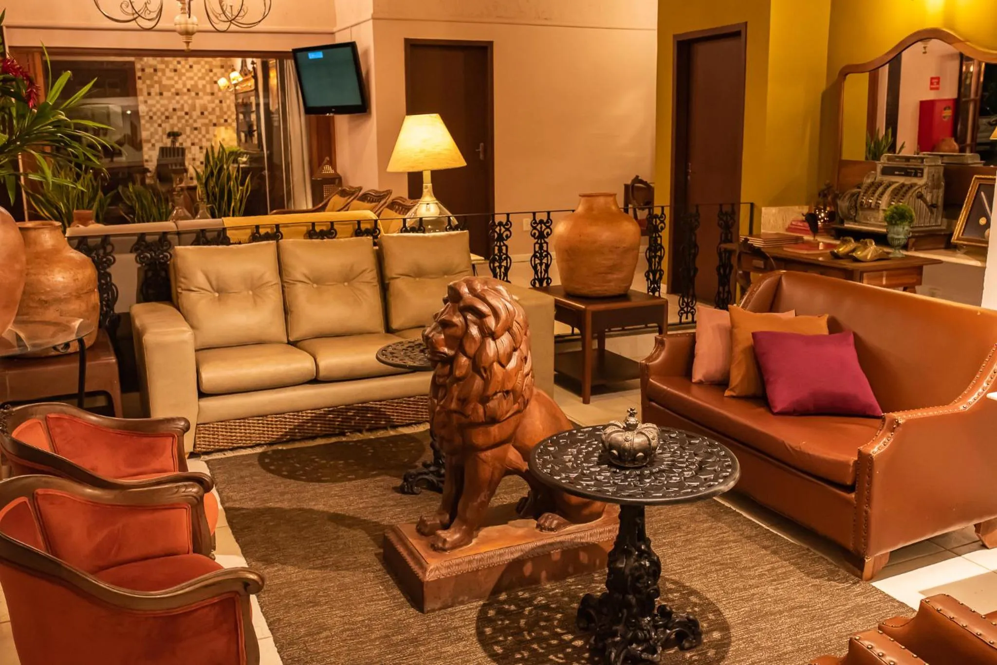 Lobby or reception in Hotel Fazenda Vilarejo All Inclusive