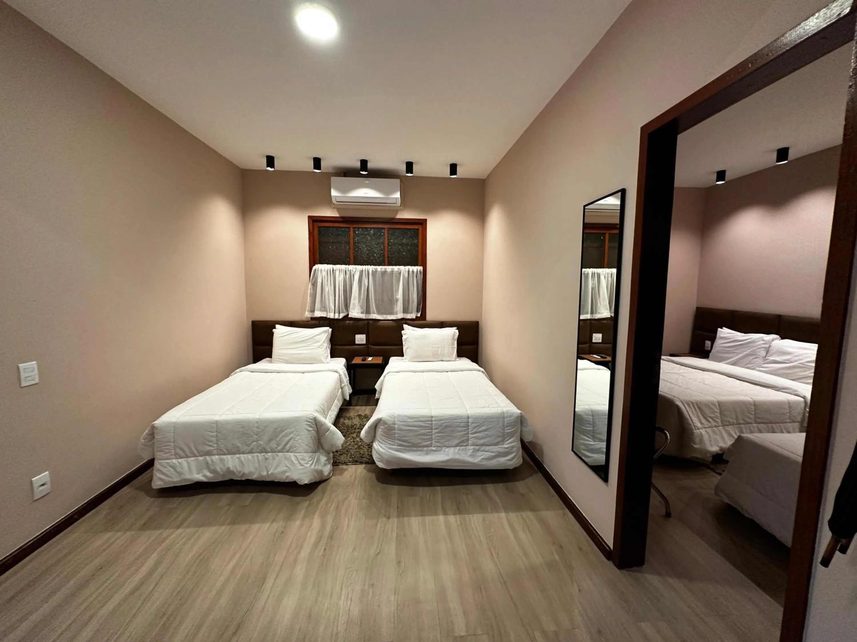 Bed in Hotel Fazenda Vilarejo All Inclusive
