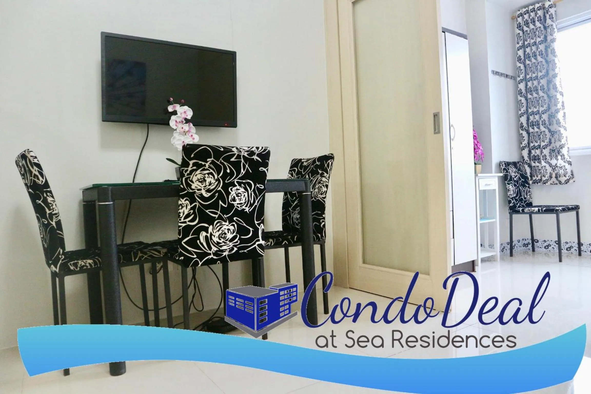 Dining area in CondoDeal at Sea Residences