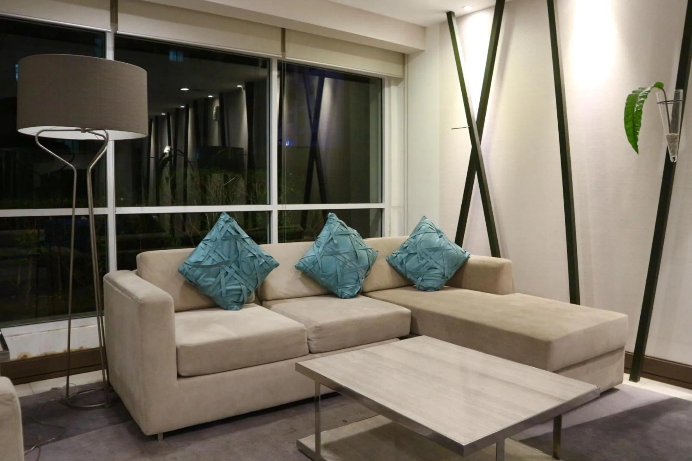 Living room in CondoDeal at Sea Residences