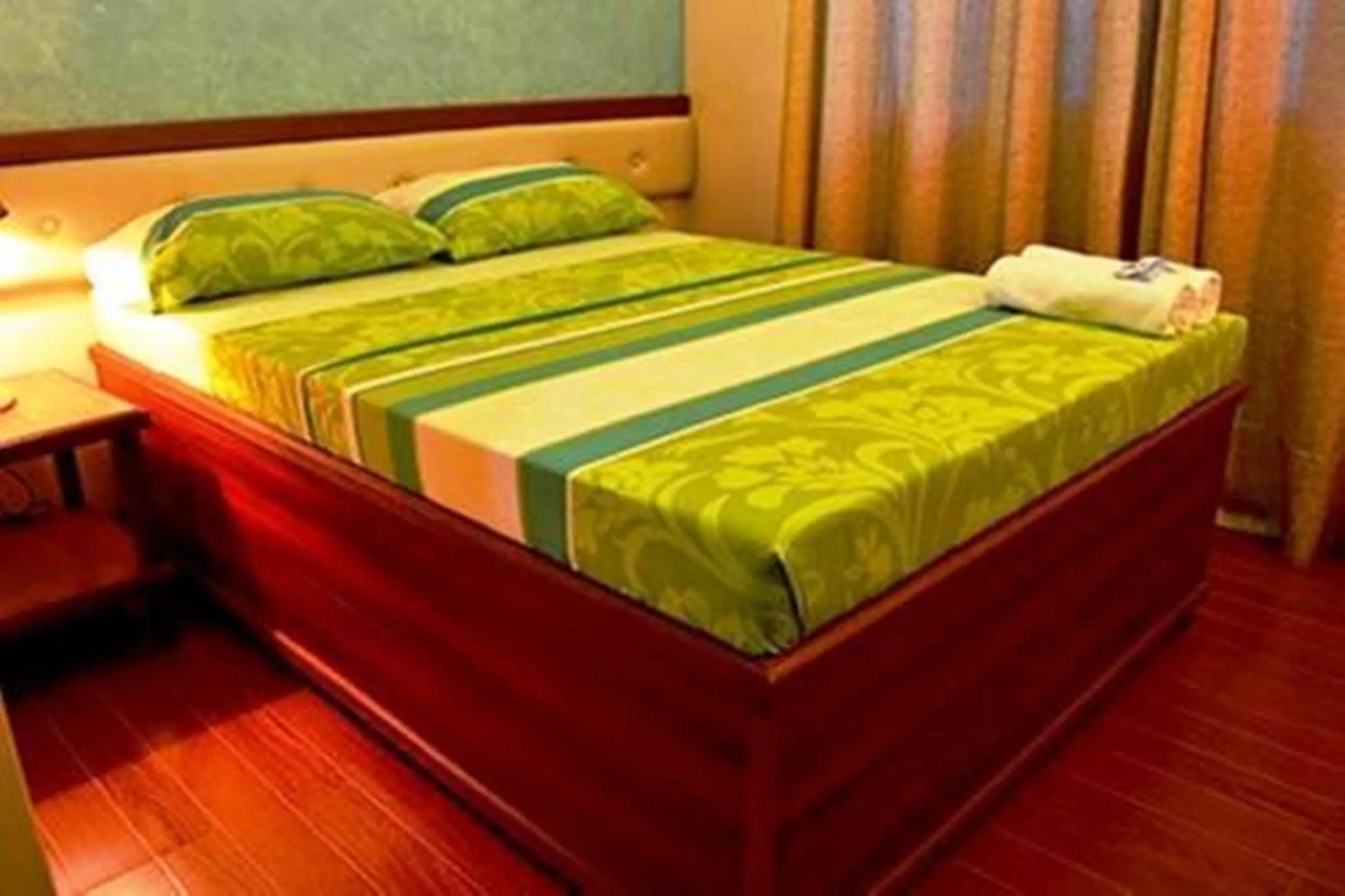 Bed in Julieta's Pension House