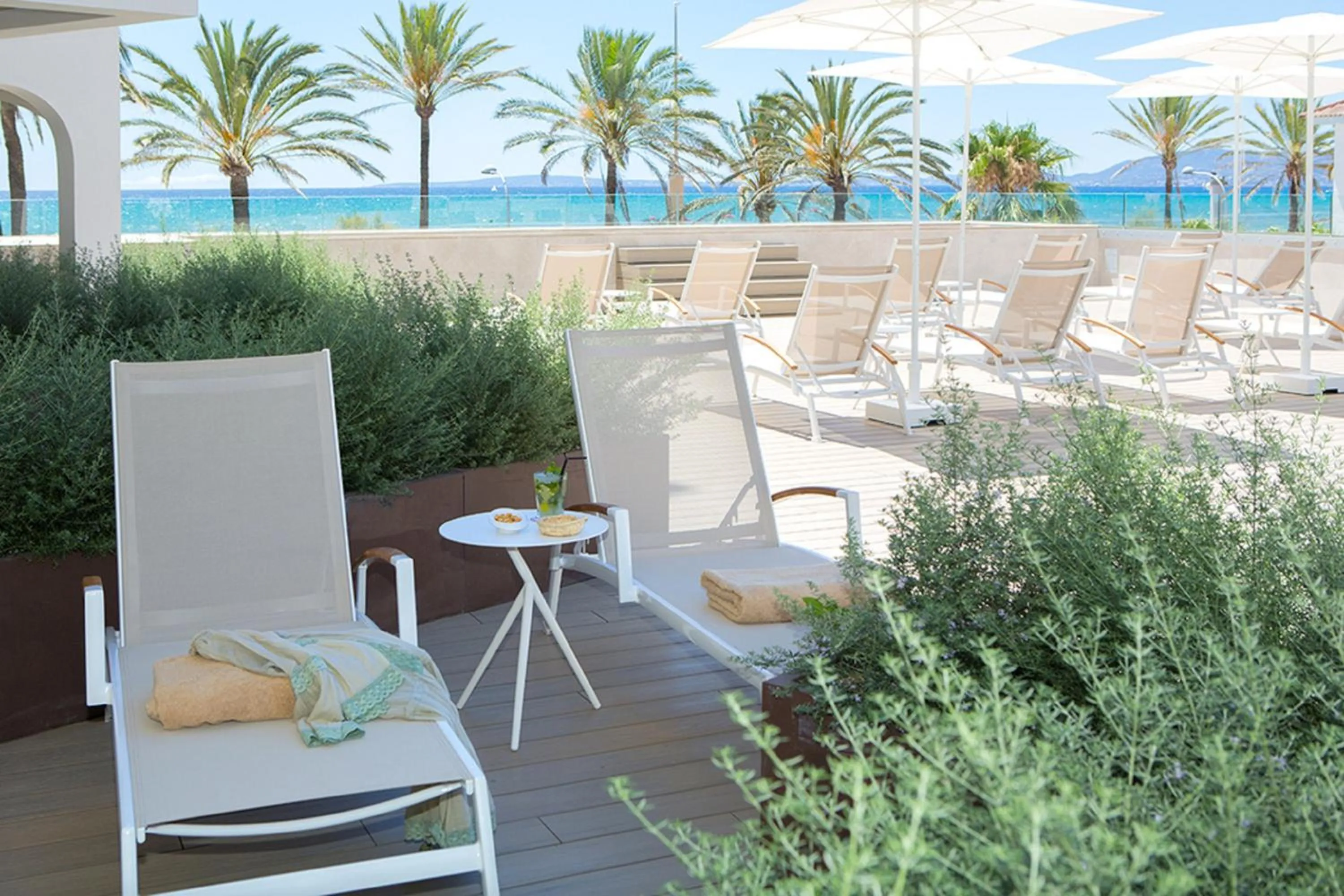 Balcony/Terrace in Myseahouse Flamingo - Adults Only 4* Sup