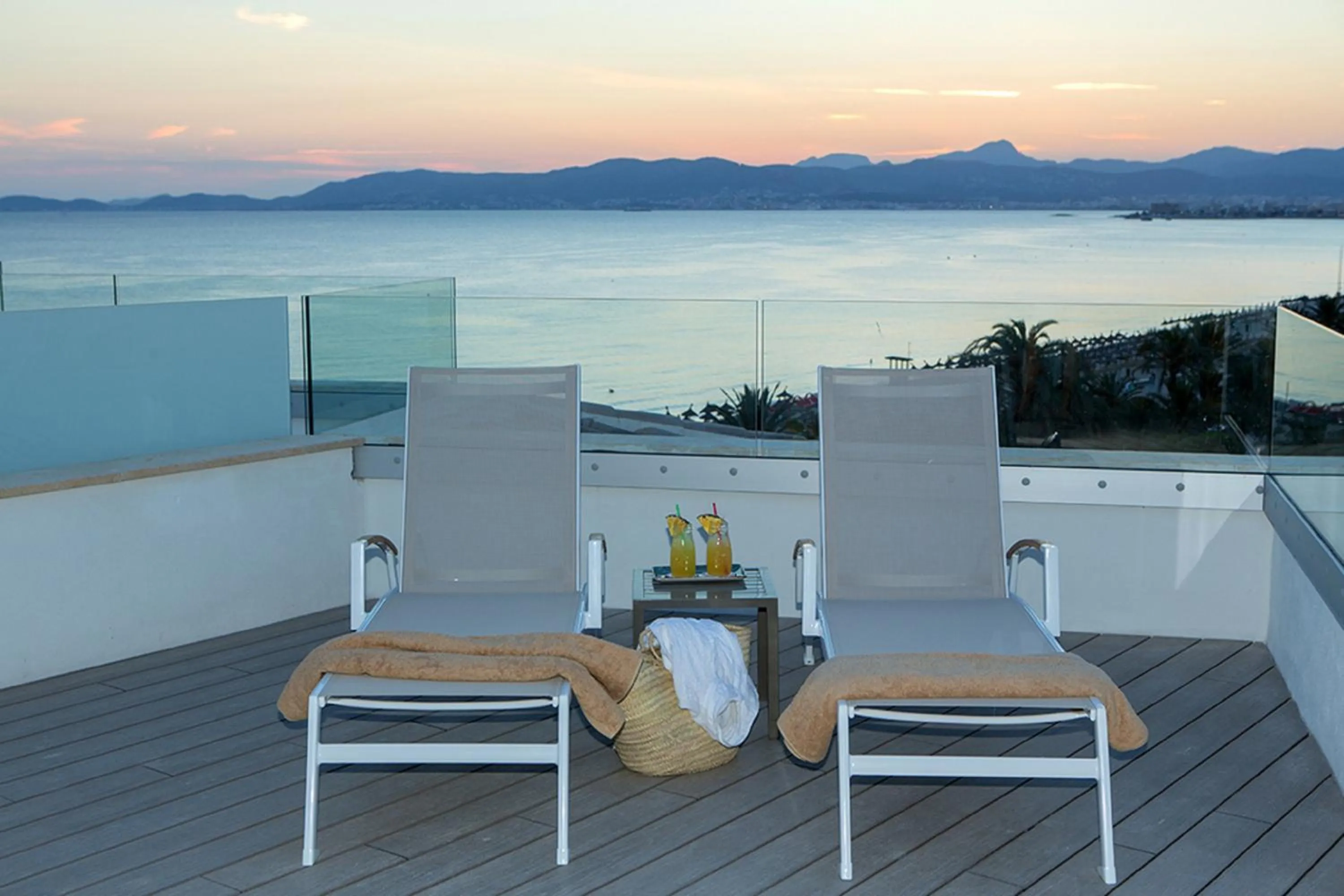 Balcony/Terrace in Myseahouse Flamingo - Adults Only 4* Sup
