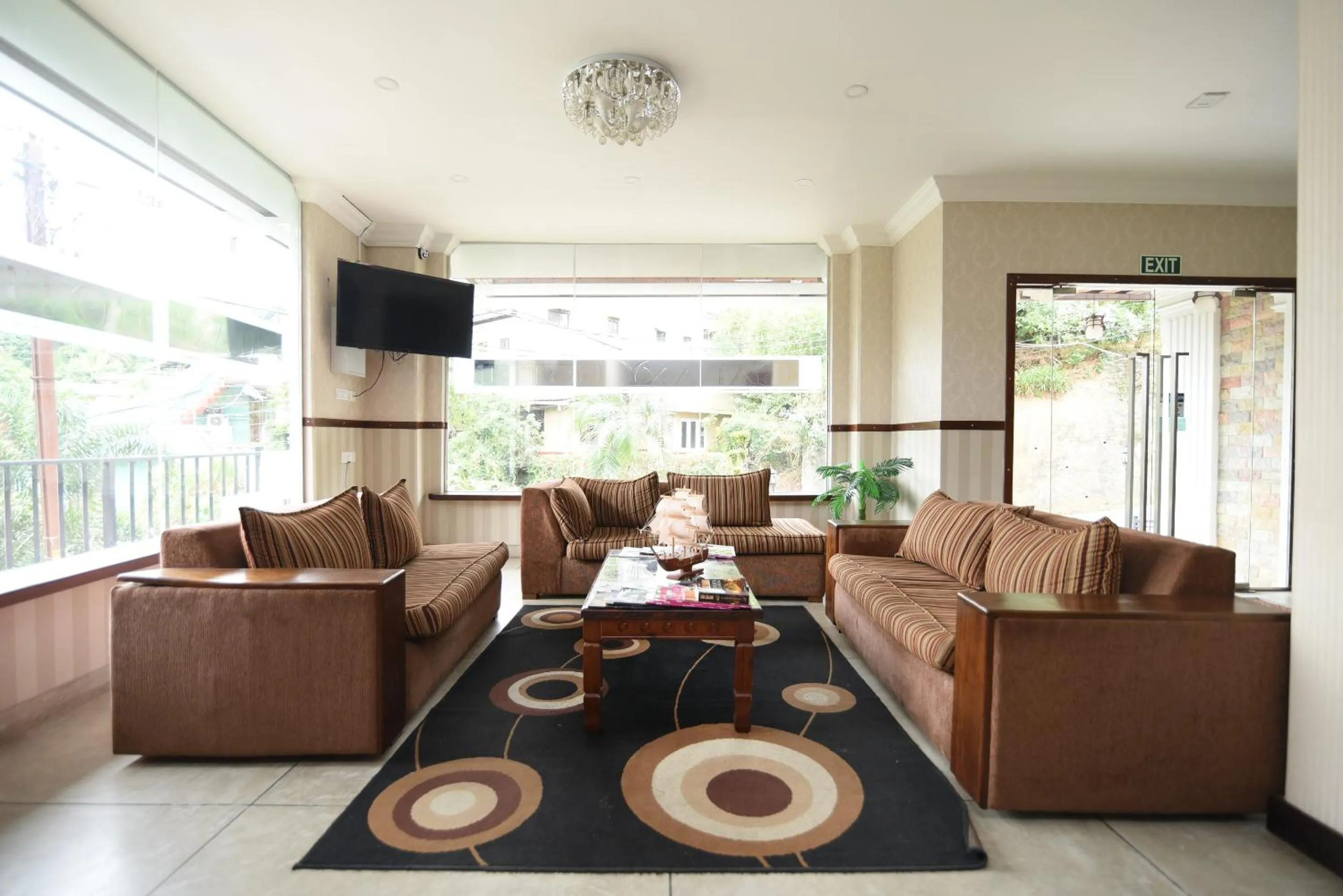 Communal lounge/ TV room in Galaxy City Hotel