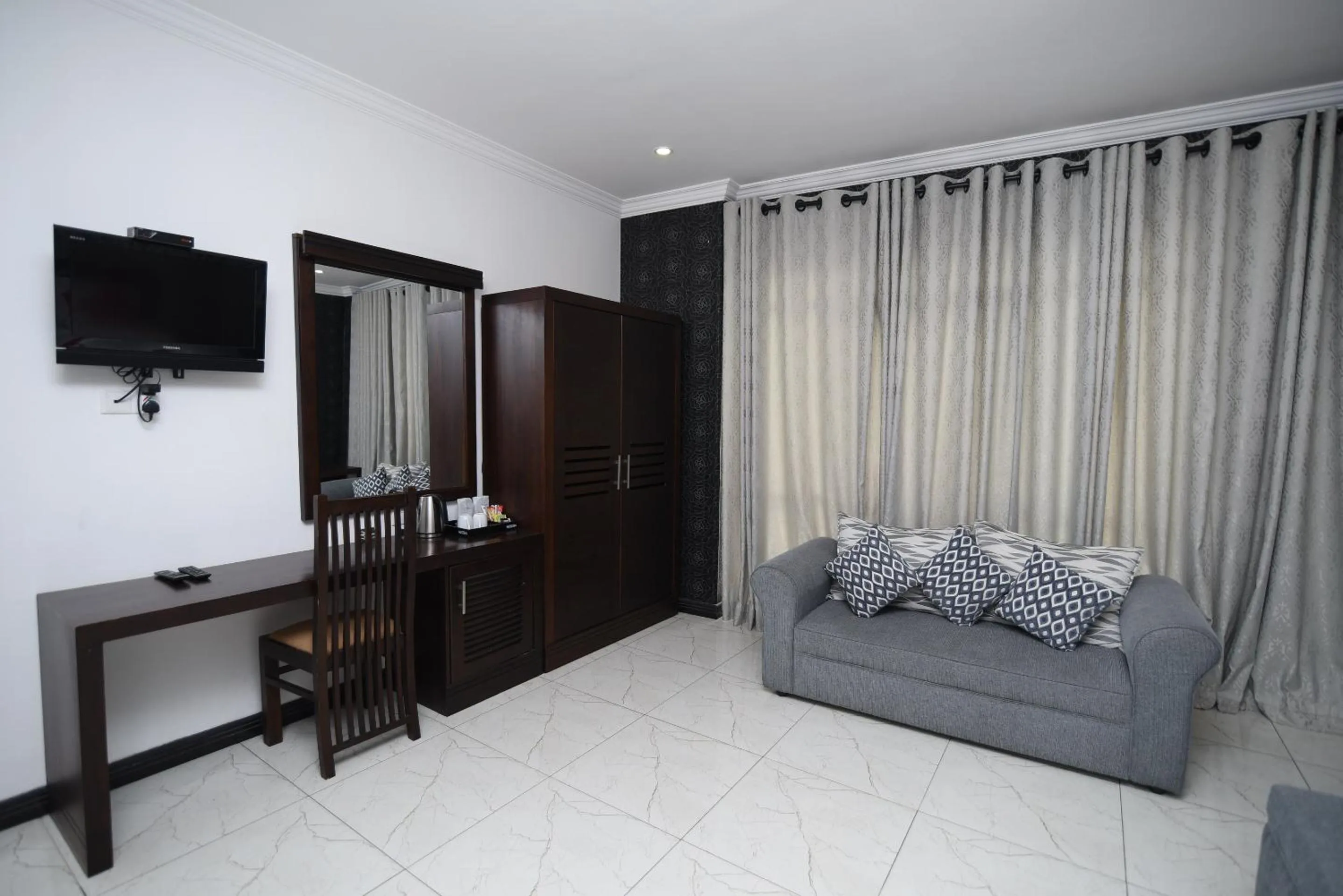 Bed in Galaxy City Hotel