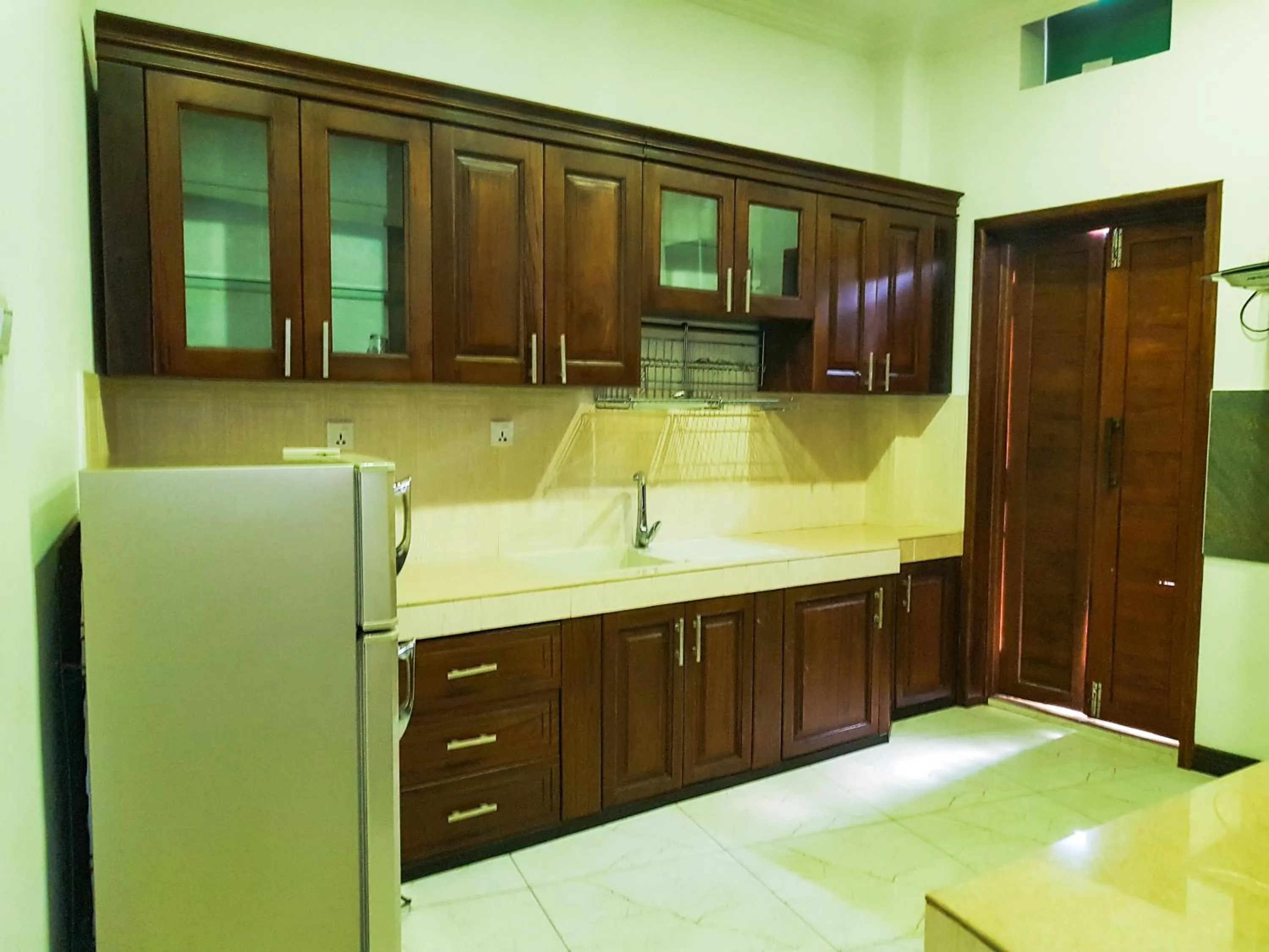 Kitchen or kitchenette in Galaxy City Hotel