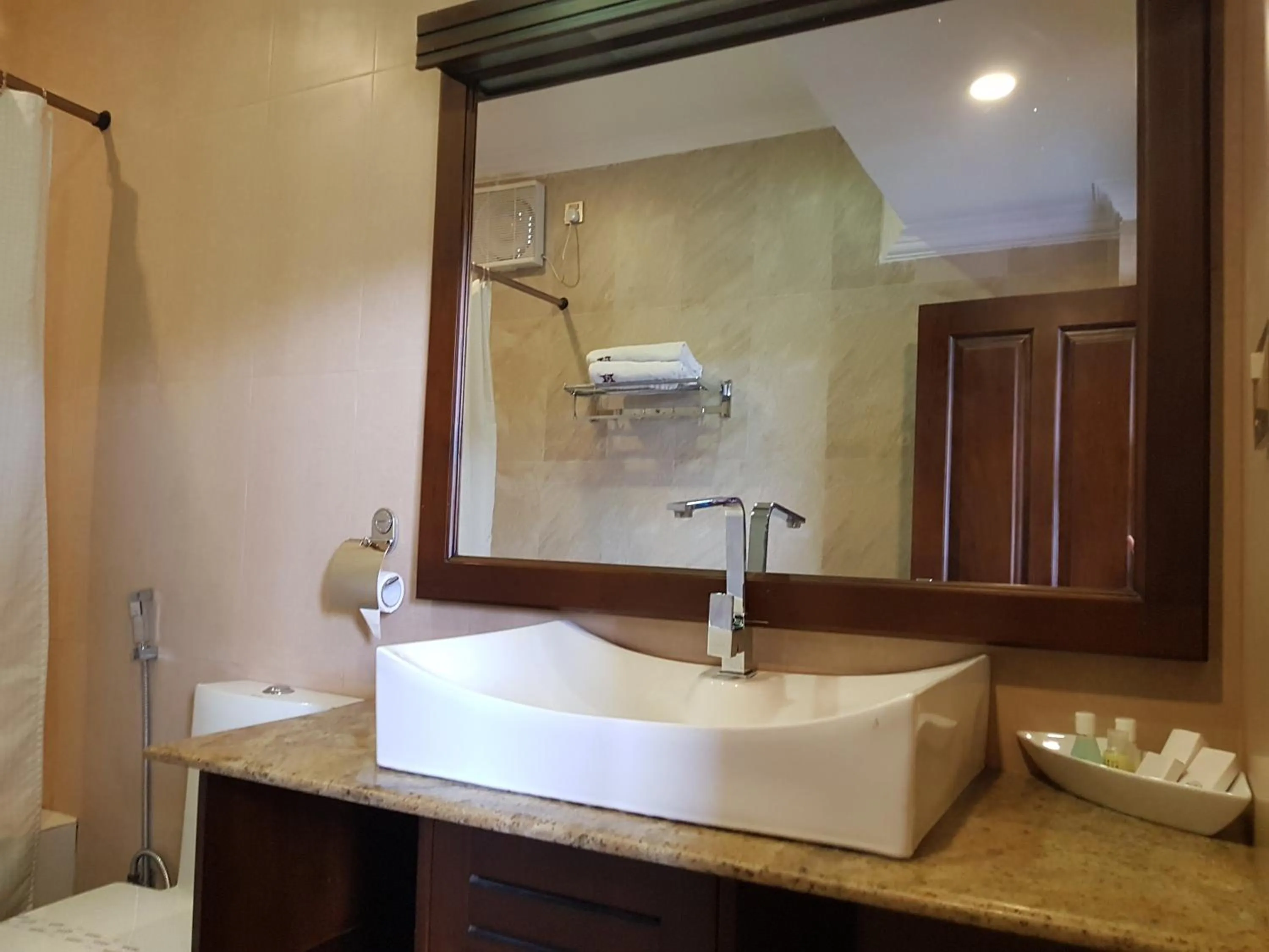 Shower in Galaxy City Hotel