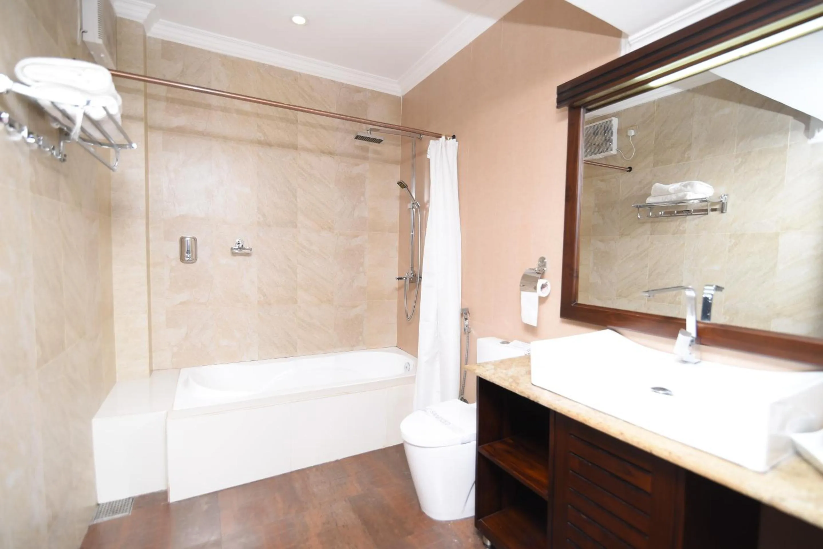 Shower in Galaxy City Hotel