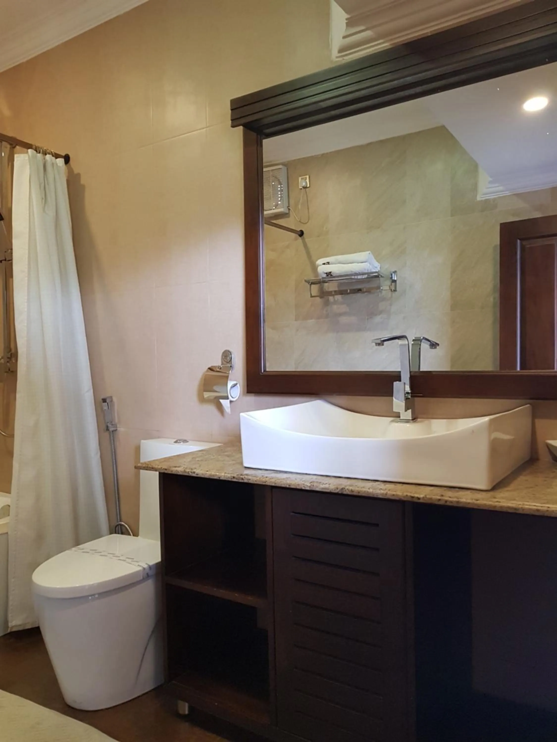 Shower in Galaxy City Hotel