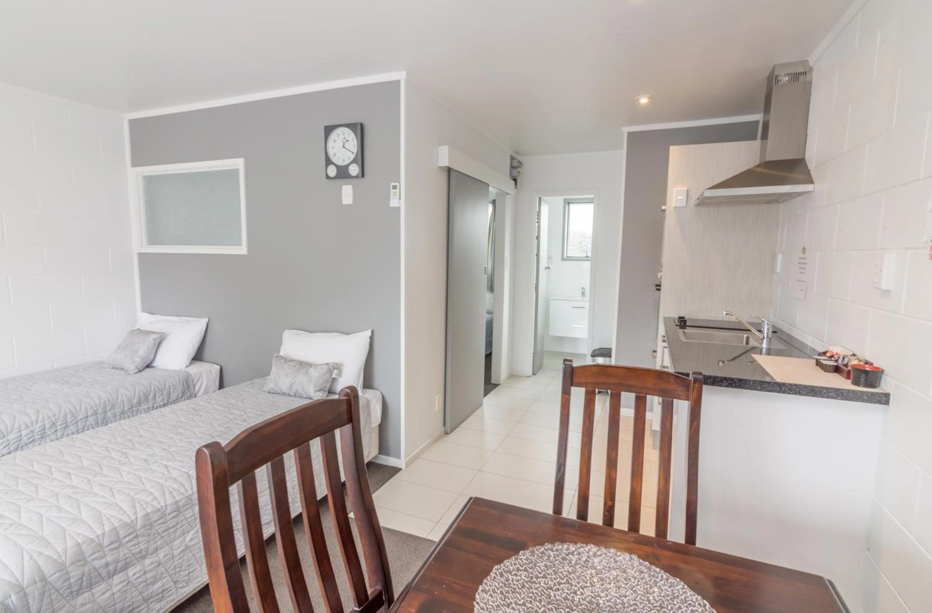 Bed in Kaitaia Motor Lodge